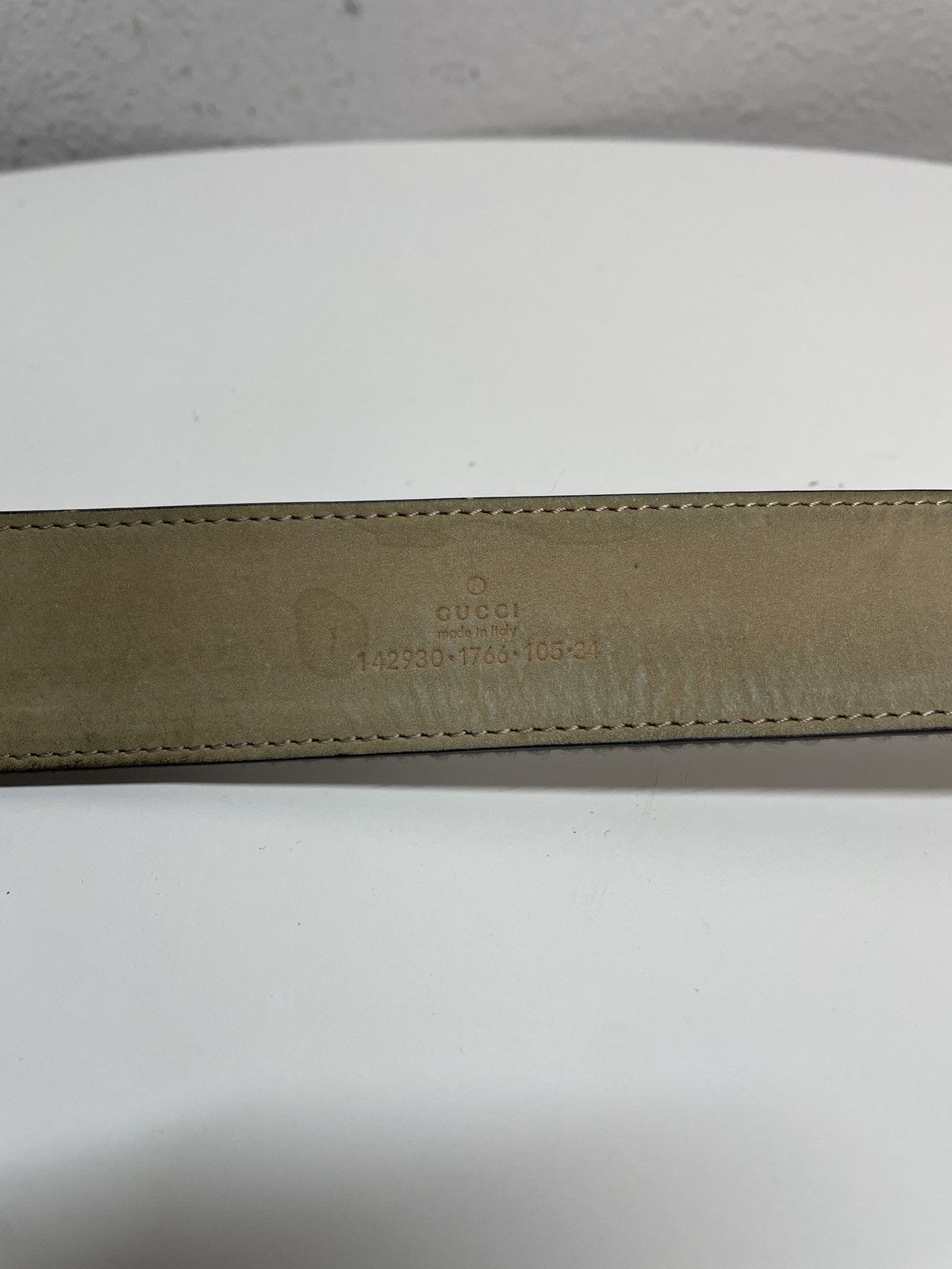 Gucci Gucci Vintage Monogram Gold Logo Bukle Leather x Canvas Mix Size 34 - 13 Thumbnail
