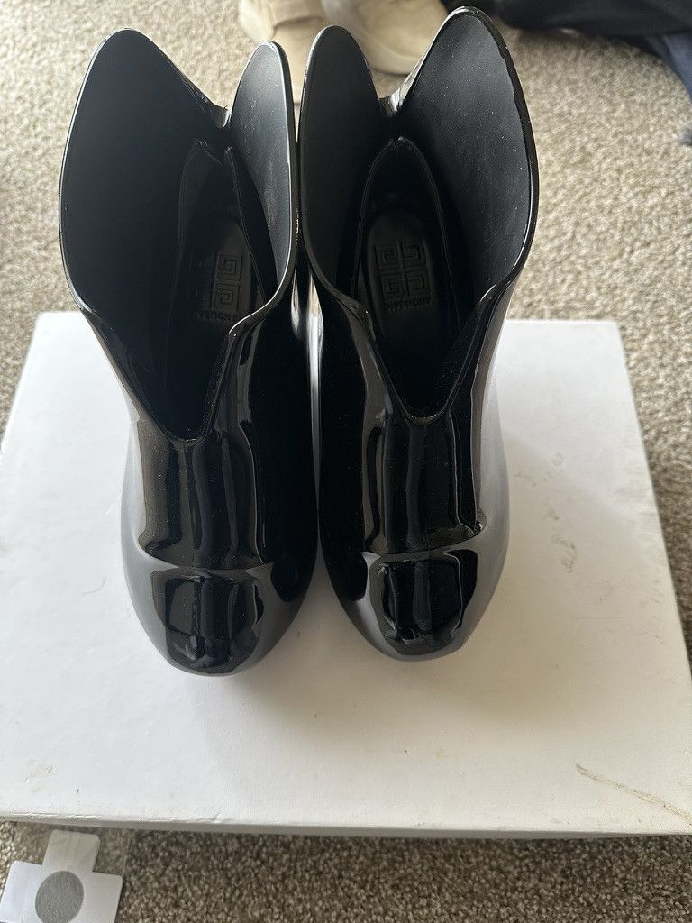 Givenchy Givenchy Monumental Mallow Wedge Platform Boots in Black Size US 8 / IT 38 - 5 Thumbnail