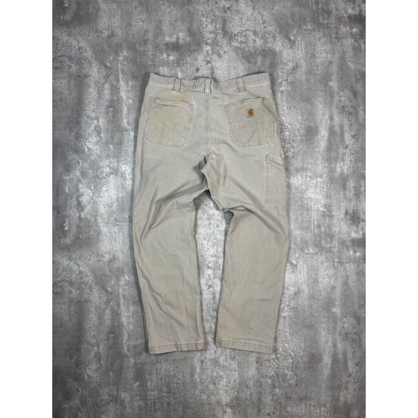Carhartt Carhartt Relaxed Fit Canvas Work Wear Pocket Pants Size 37W Size US 37 - 1 Thumbnail