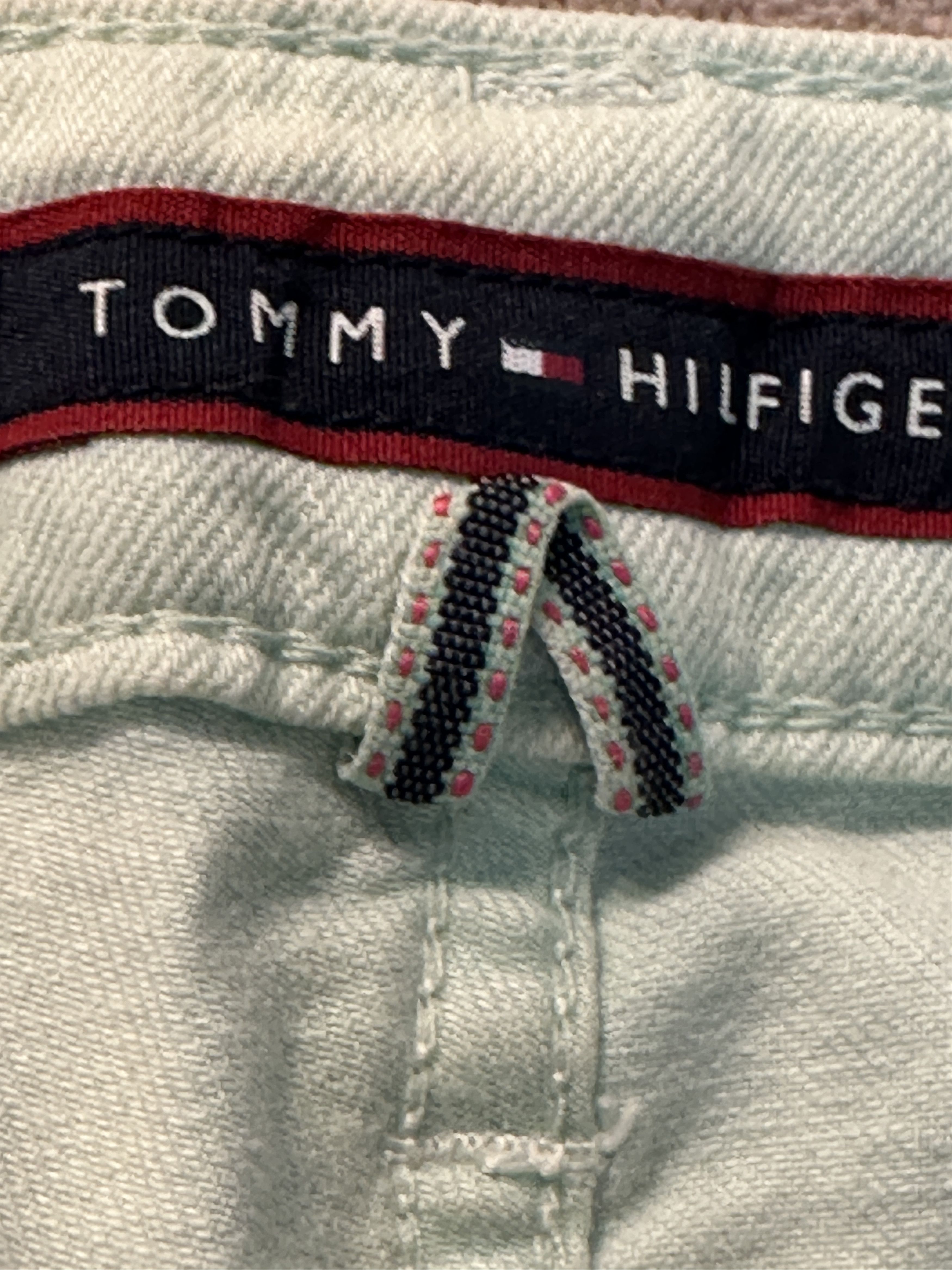 Tommy Hilfiger Tommy Hilfiger Women's Crop Fit Light Green Jeans Size 6 Size 26" / US 2 / IT 38 - 2 Thumbnail
