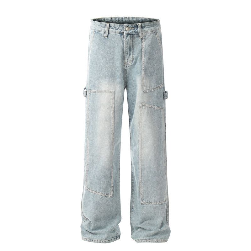Vintage American high street Vibe blue straight leg jeans for men Size US 32 / EU 48 - 1 Thumbnail
