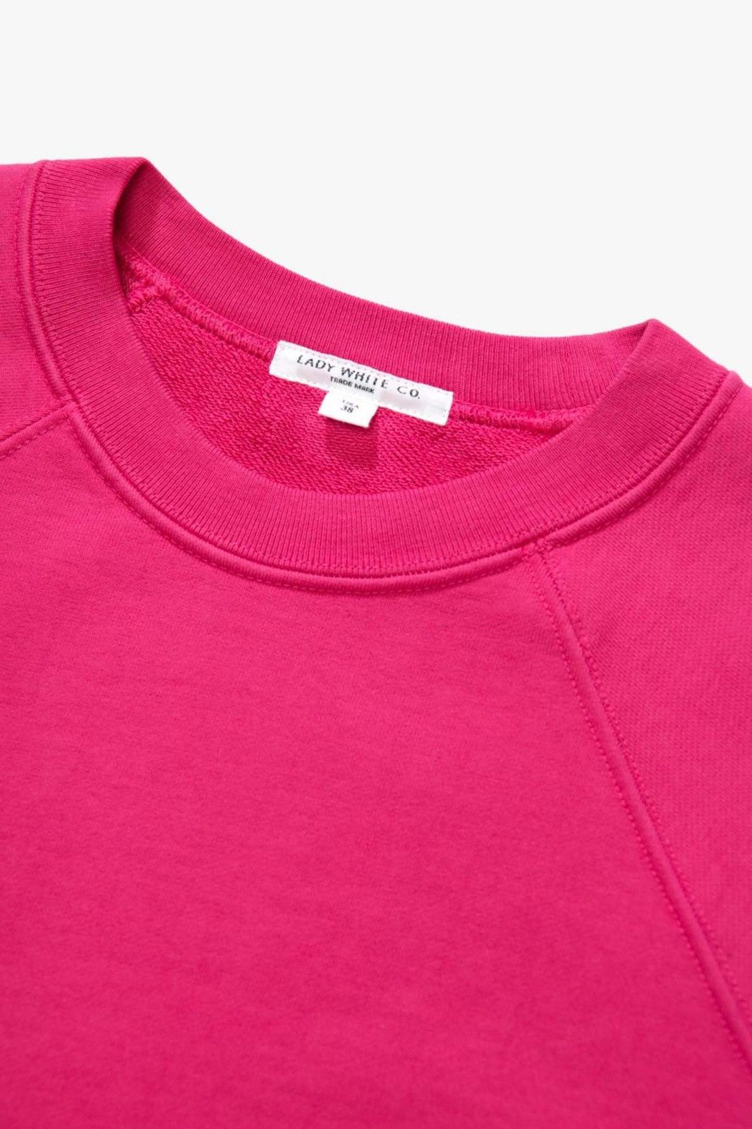Lady White Co. Lady White Co Men’s Hot Pink Raglan Sweatshirt XL Size US XL / EU 56 / 4 - 5 Thumbnail