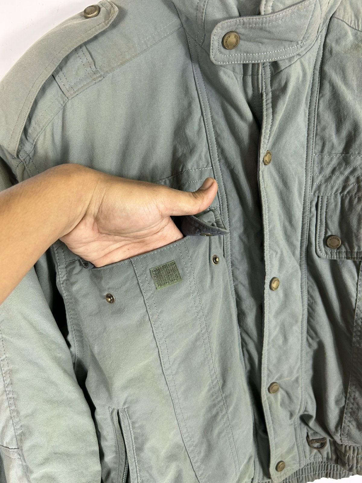 Ellesse × Vintage ⚡️Vintage Ellese Zipper Ski Bomber Jacket Size US M / EU 48-50 / 2 - 9 Thumbnail