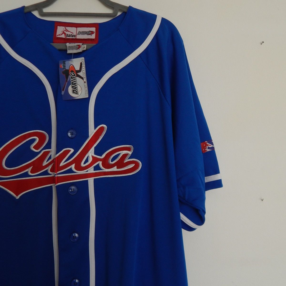 MLB Vintage 00s 2000 Cuba MLB Daring Embroidered jersey y2k hype Size US L / EU 52-54 / 3 - 3 Thumbnail