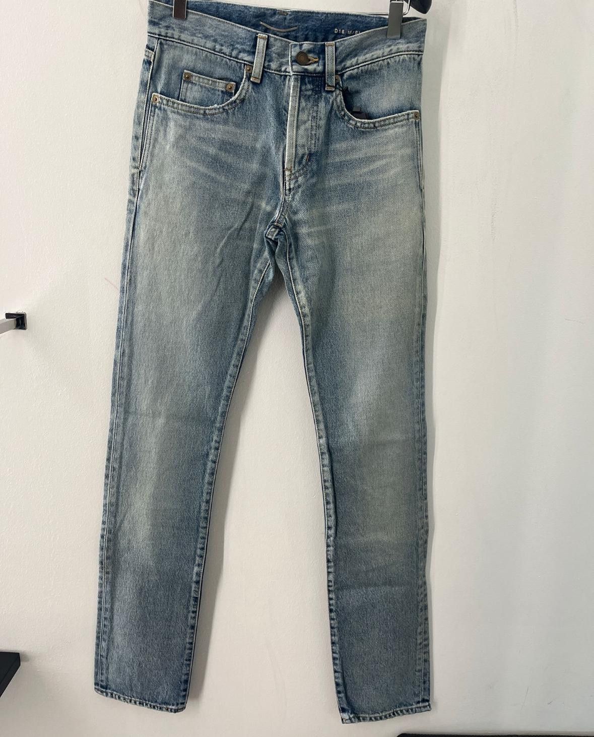 Saint Laurent Paris Denim Pant in Light Blue Size US 34 / EU 50 - 1 Preview