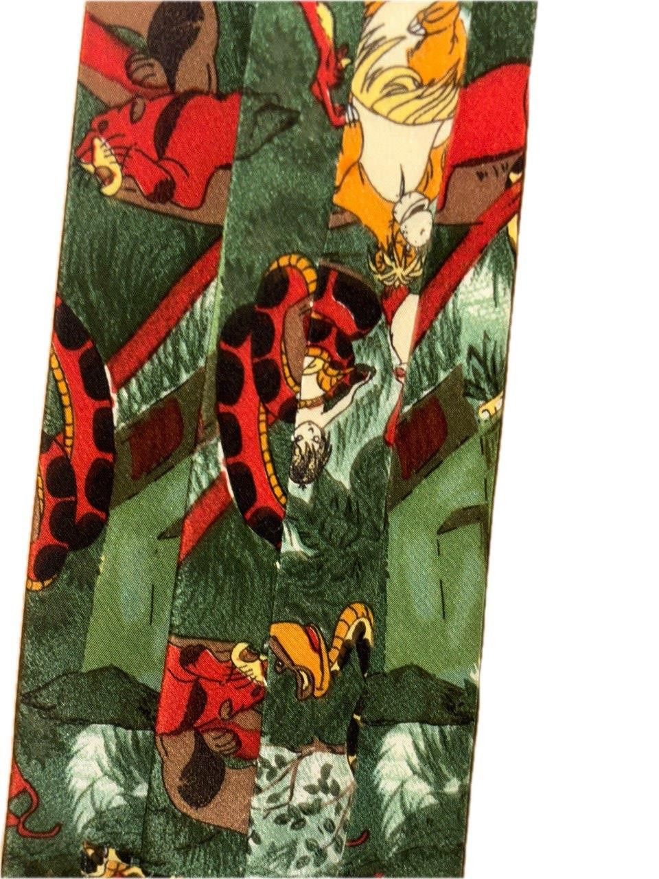 Disney Disney Mowgli silk tie, made in Italy, vintage Size ONE SIZE - 11 Thumbnail