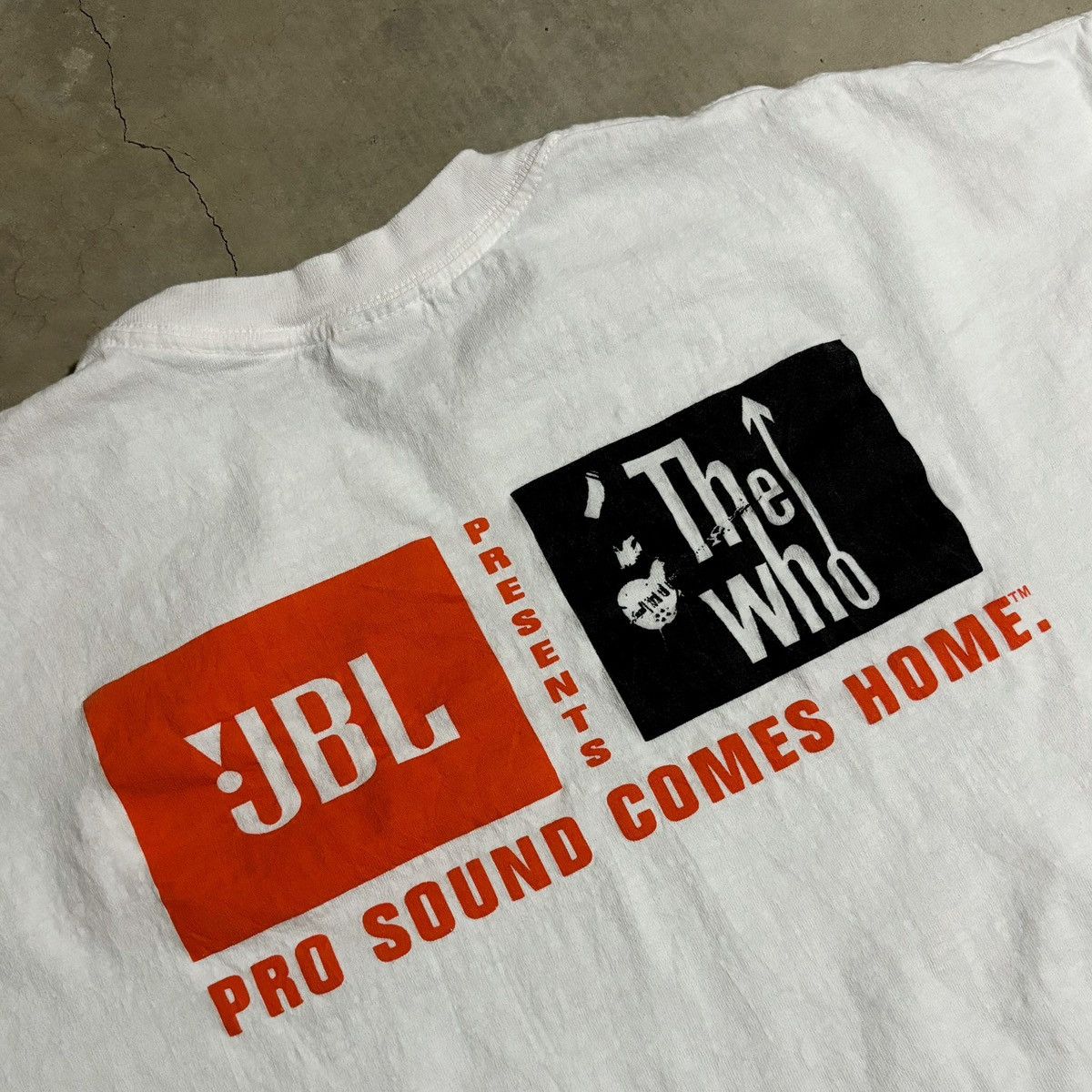 Vintage Rare Vintage The Who JBL Tour Promo Shirt Size US XL / EU 56 / 4 - 4 Thumbnail