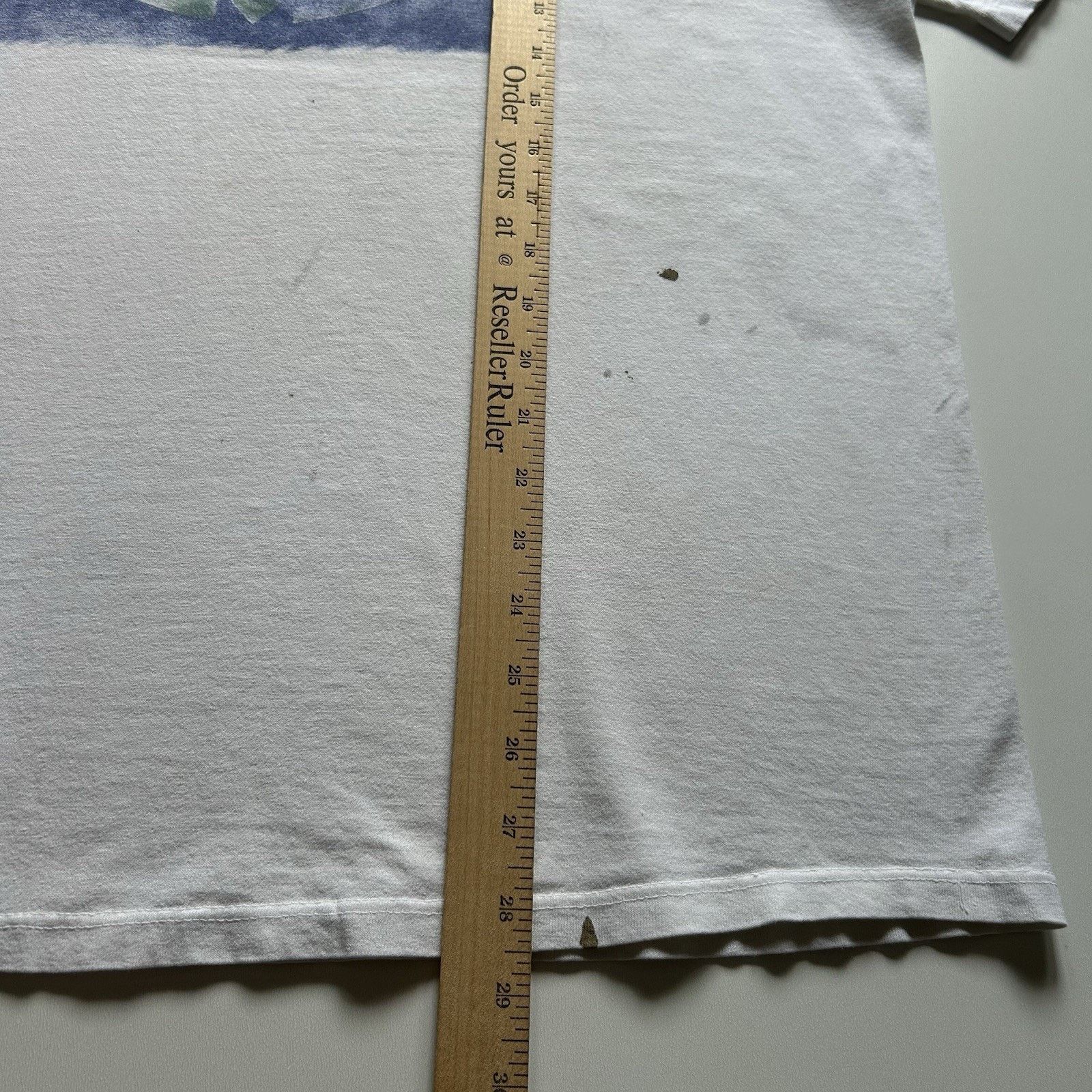 Adidas × Vintage Vintage 90 Adidas Trefoil Shirt Large Distressed White Rare Size US L / EU 52-54 / 3 - 7 Thumbnail
