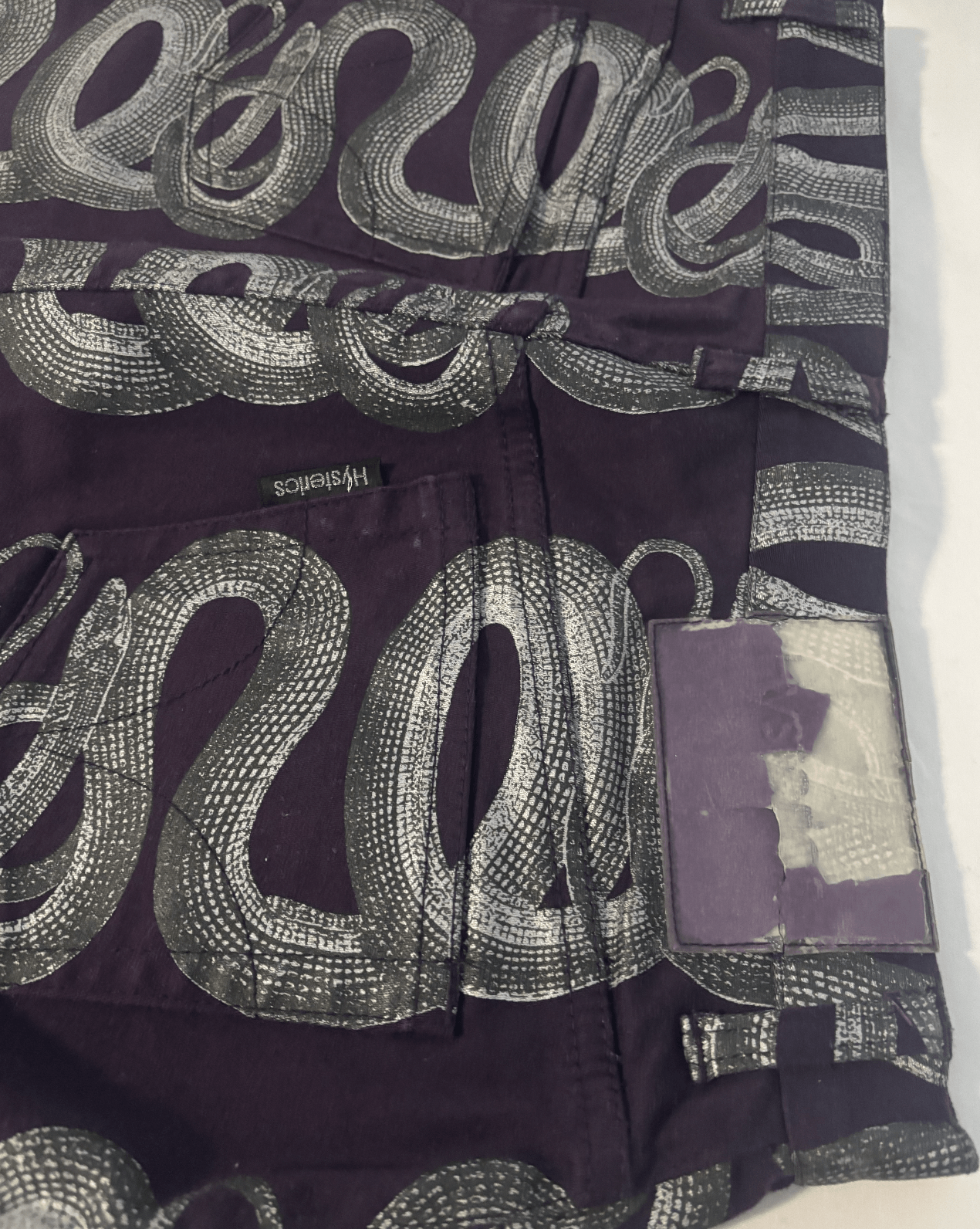 Hysteric Glamour hysteric glamour snake print skirt - deep purple and silver Size 28" / US 6 / IT 42 - 4 Thumbnail
