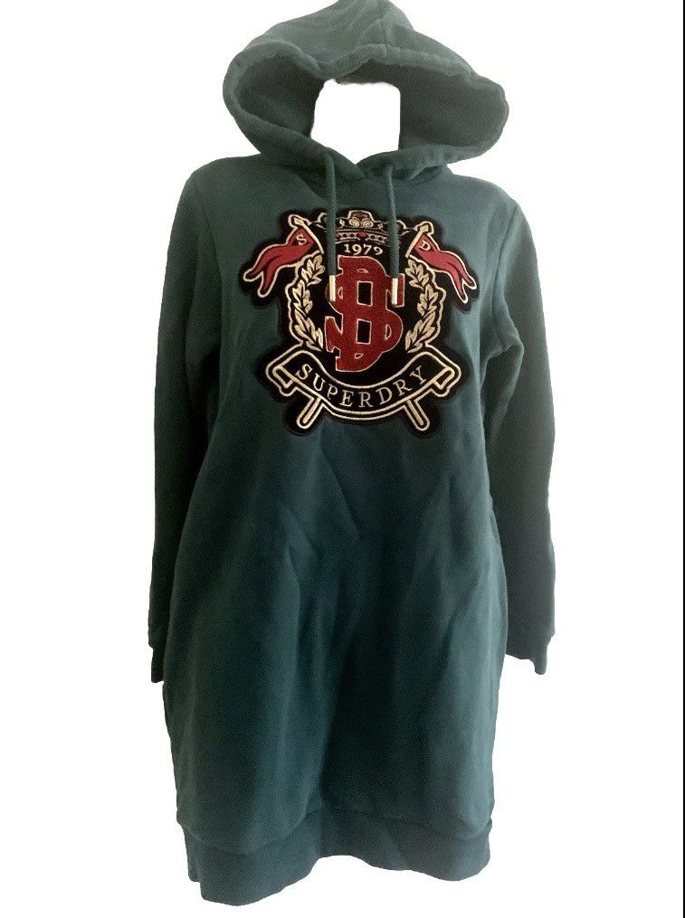 Vintage y2k vintage Superdry Embellished Sweat Dress UK12 US8 EU40 Grailed
