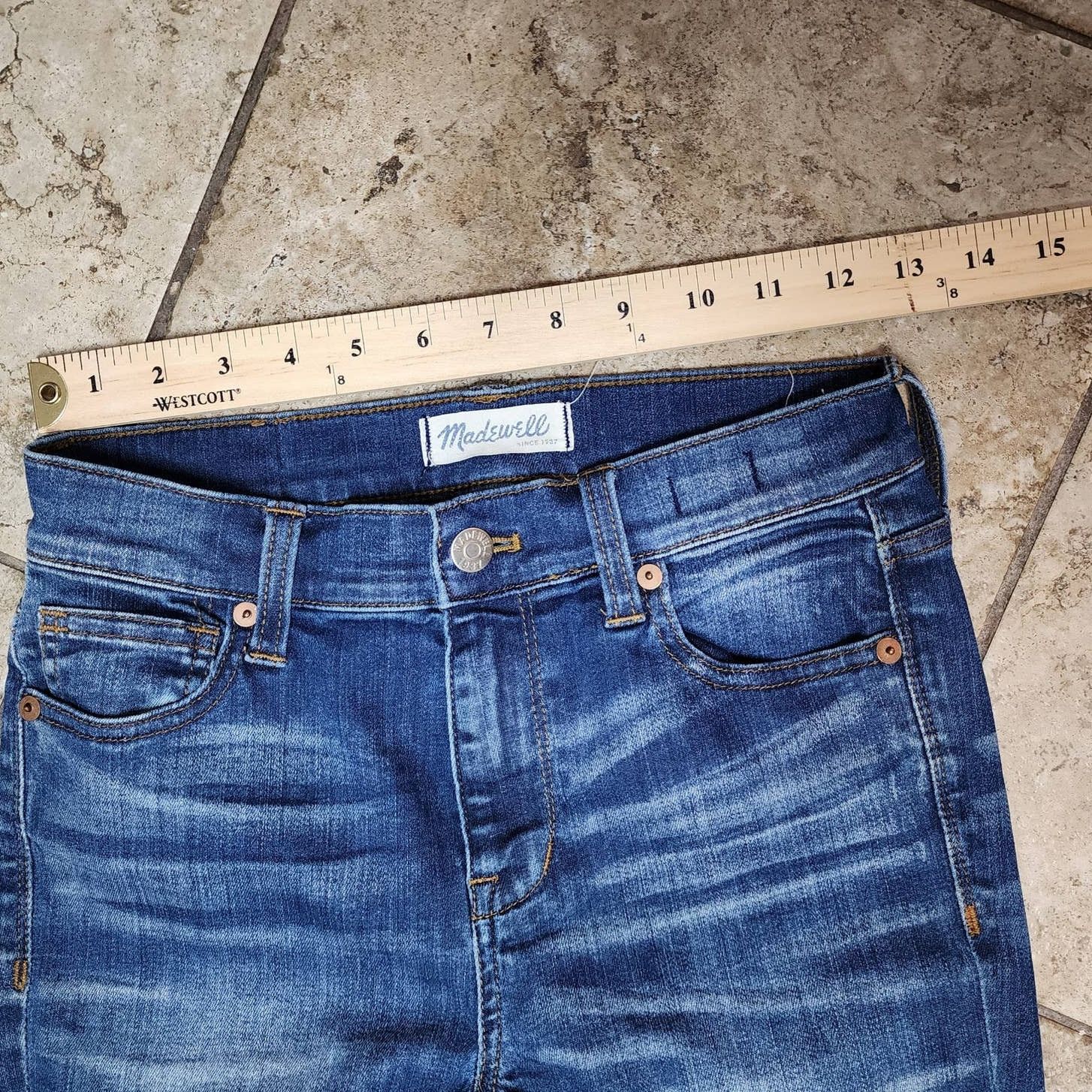 Madewell Madewell High Riser Skinny Women's Jeans size 25 Size 25" / US 0 / IT 36 - 6 Thumbnail
