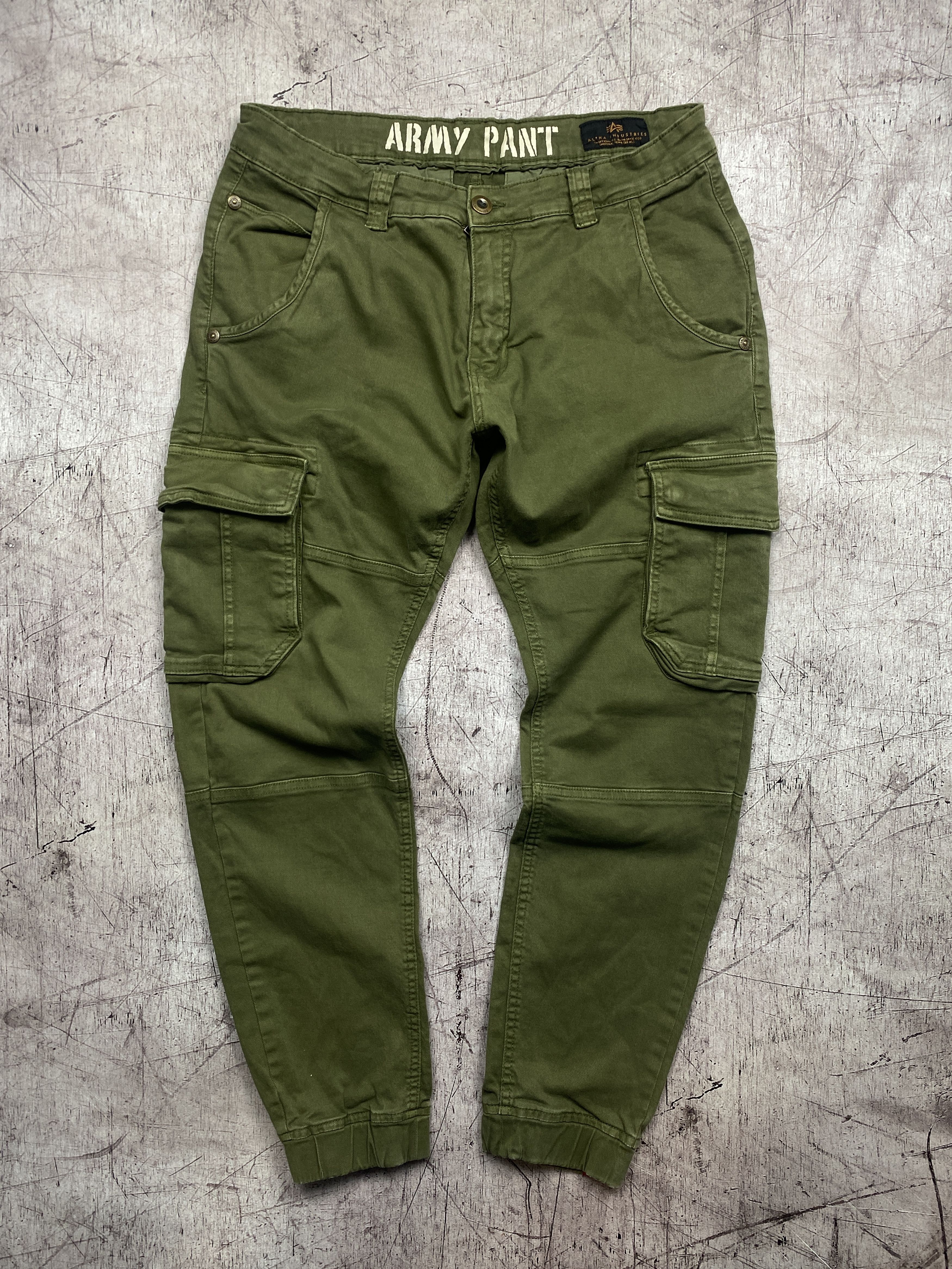 Alpha Industries Alpha Industries Vintage cargo military army pants Size US 33 - 1 Thumbnail
