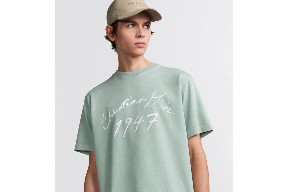 Dior o1bcso1str0226 T-Shirt, Relaxed Fit in Blue Size US L / EU 52-54 / 3 - 6 Thumbnail