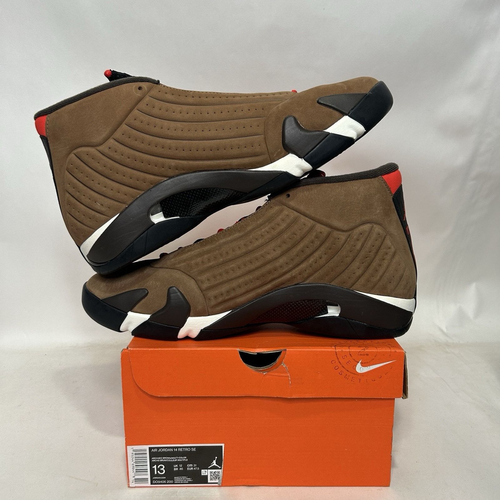 Jordan Brand Nike Air Jordan 14 Retro SE “Winterized/Archaeo Brown” Size US 13 / EU 46 - 3 Thumbnail