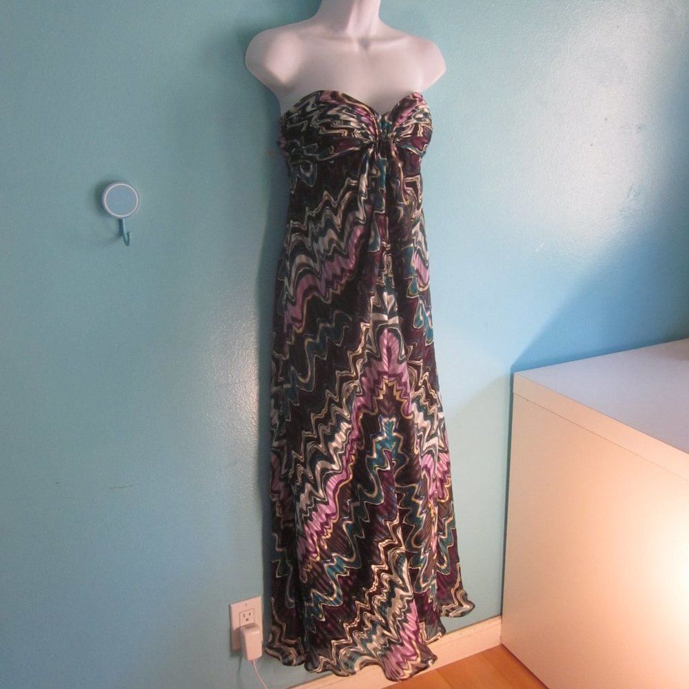 Laundry by Shelli Segal Laundry Shelli Segal Long Formal Silk Dress Size 4 Size S / US 4 / IT 40 - 9 Thumbnail
