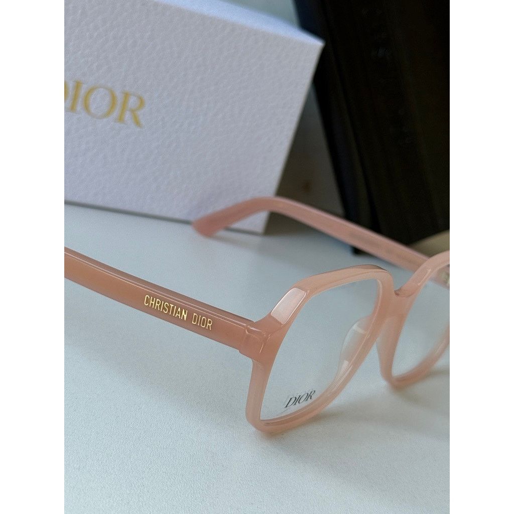 Dior NEW Dior DiorMidnightO S1I Square Eyeglasses Frames in Pink Size ONE SIZE - 6 Thumbnail