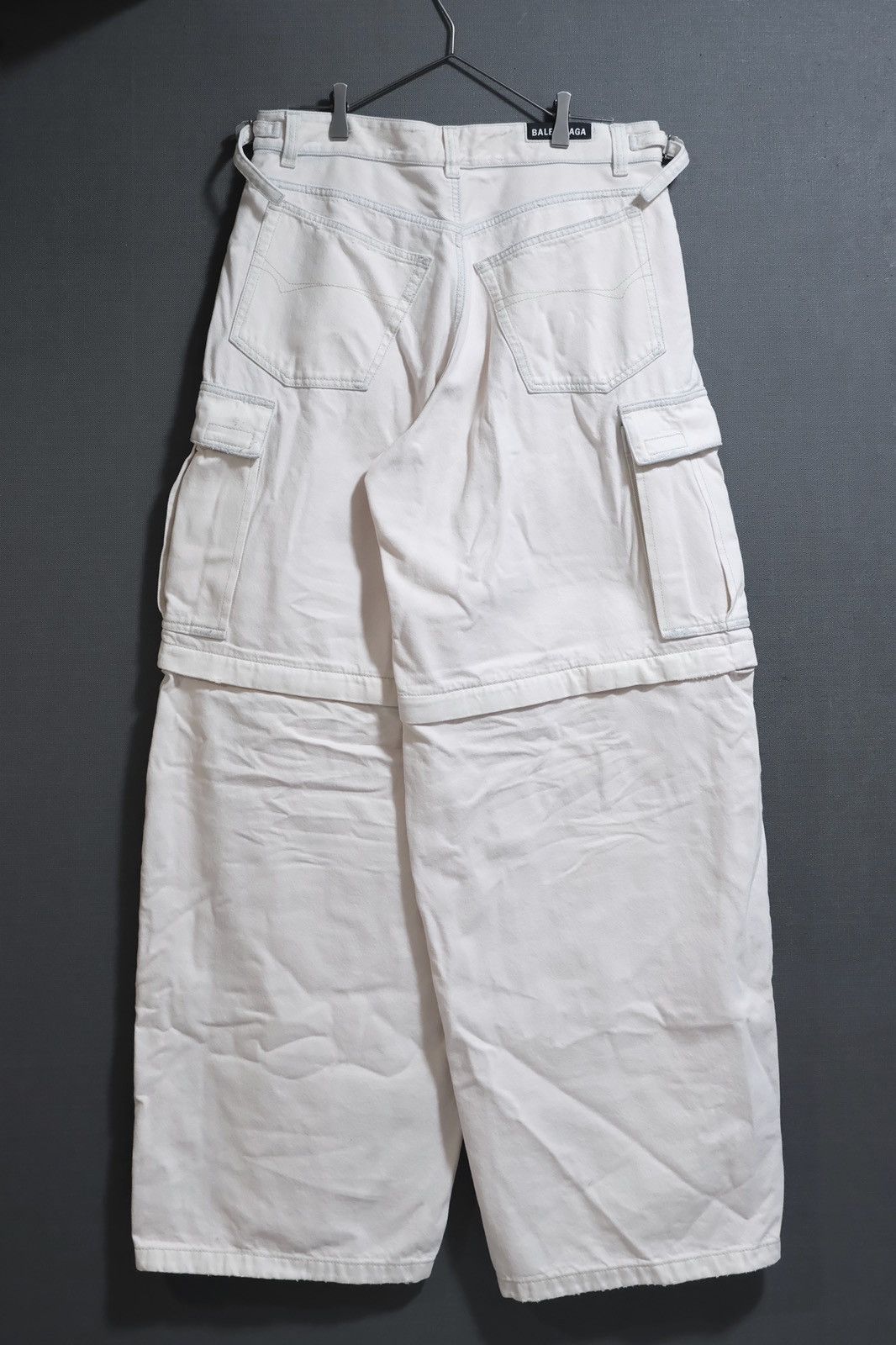 Balenciaga Balenciaga aw21 damaged baggy cargo jeans Size US 31 - 3 Thumbnail