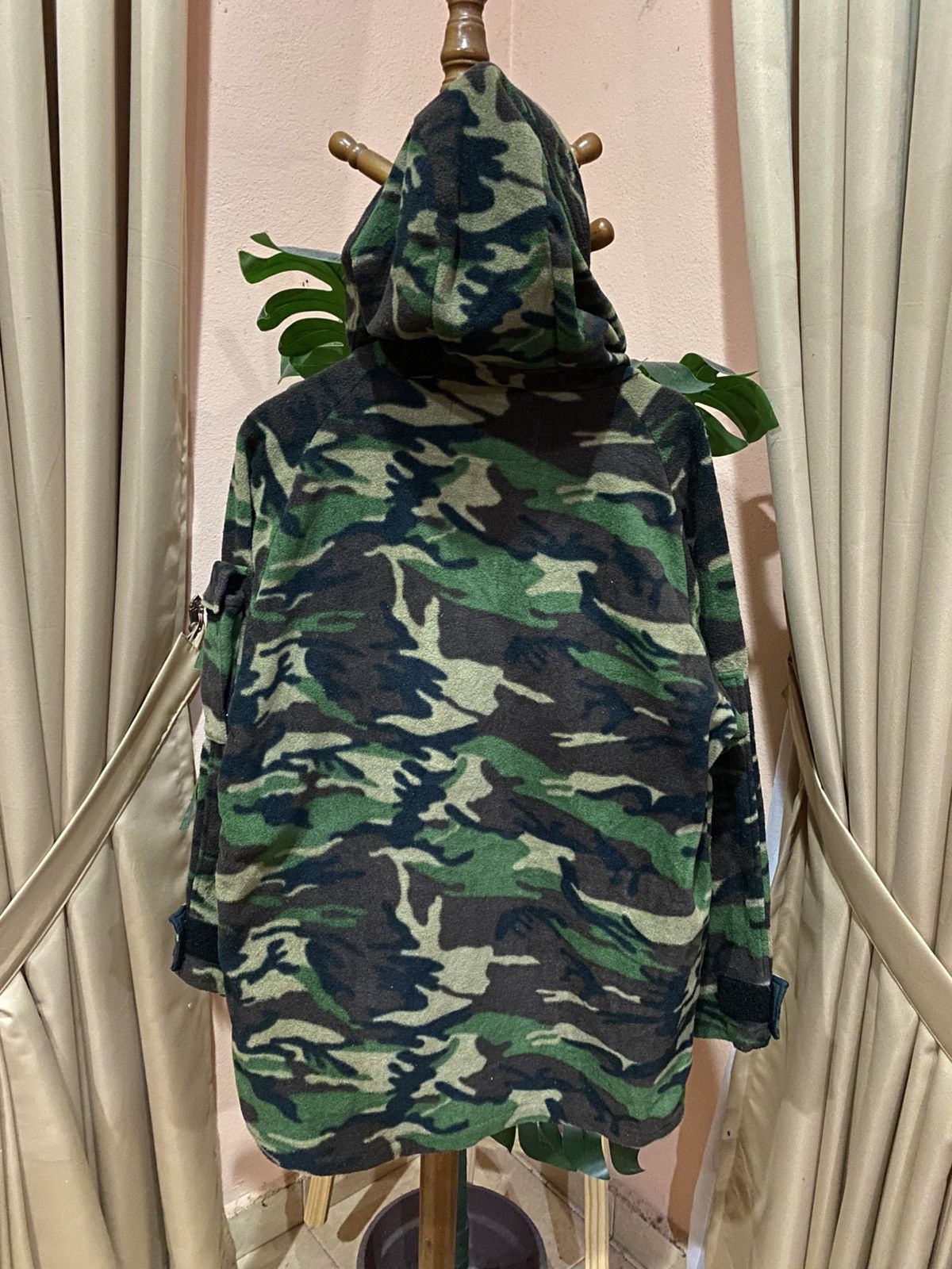 Penfield Vintage Penfield Camo Fleece Hooded Pullover Jacket Size US M / EU 48-50 / 2 - 8 Thumbnail