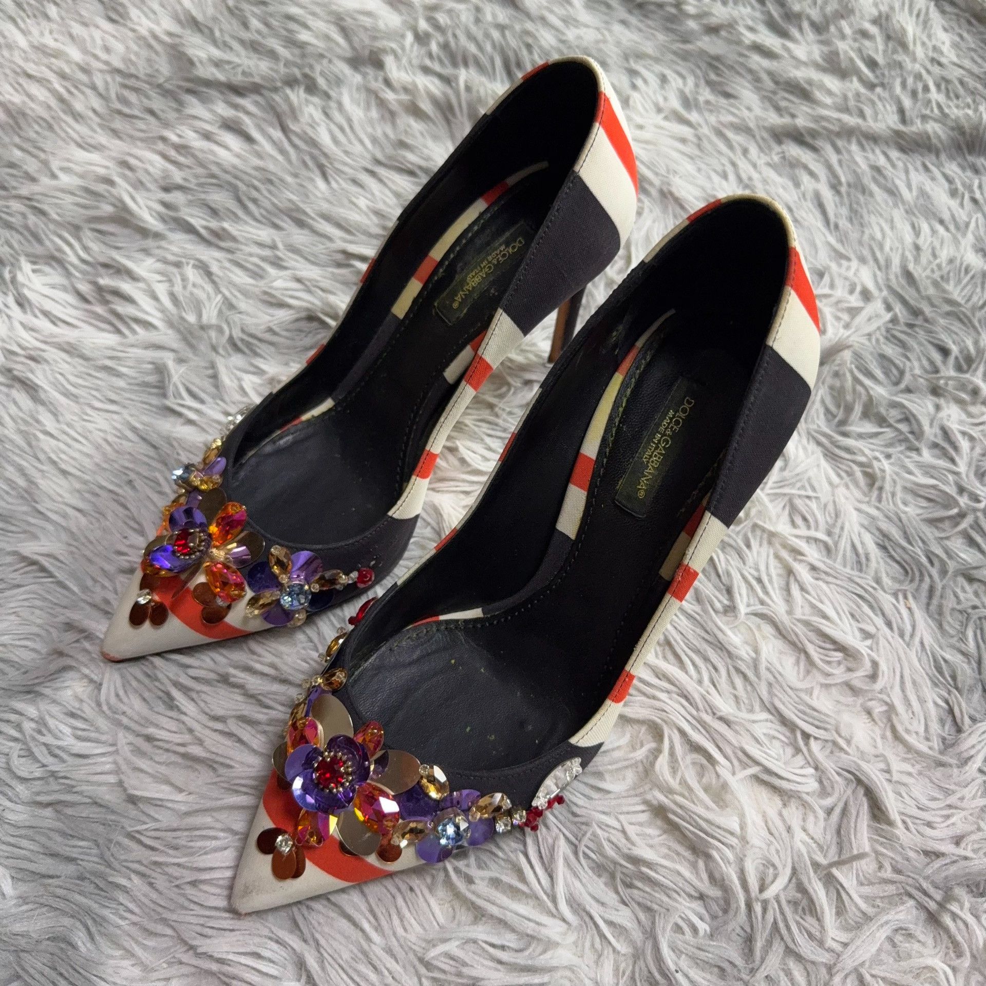 Dolce & Gabbana Dolce & Gabbana Lowtop Sneakers 37 Women Size US 6.5 / IT 36.5 - 1 Thumbnail