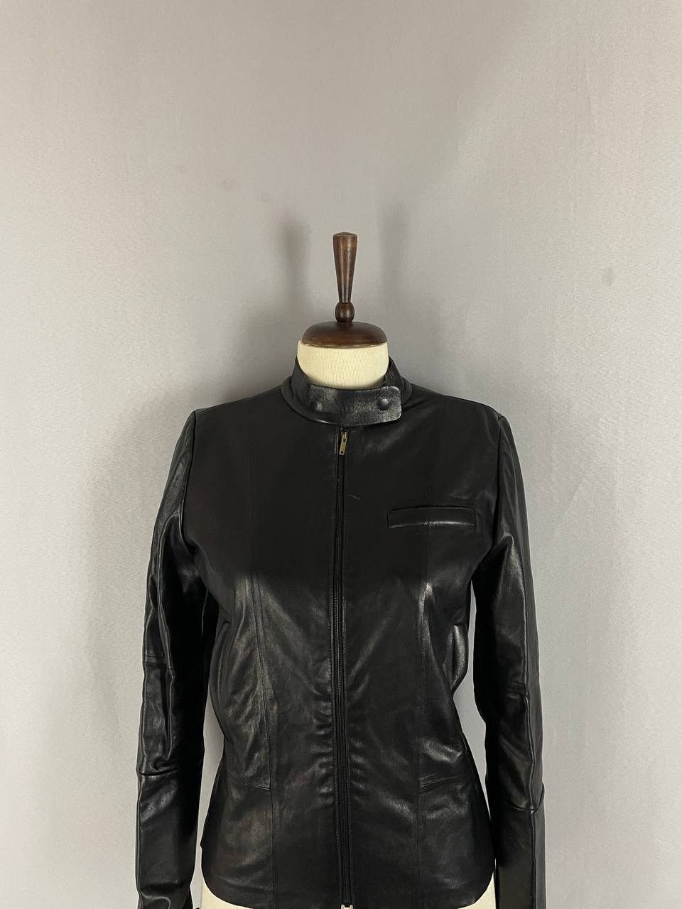 Maison Margiela Maison Margiela Leather Biker Black Jacket Size US XS / EU 42 / 0 - 2 Thumbnail