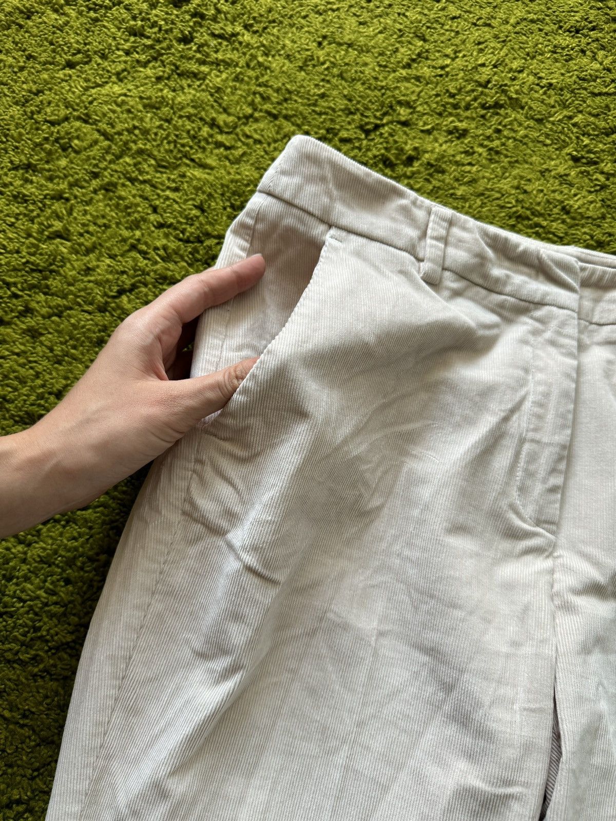 Designer × Max Mara × Weekend Max Mara Max Mara Weekend corduroy capri pants Size 34" / US 12 / IT 48 - 3 Thumbnail