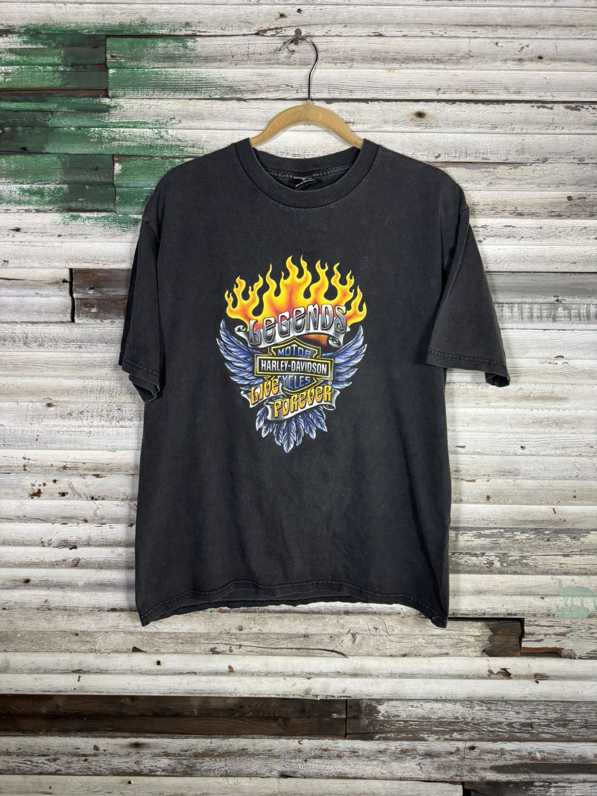 Harley Davidson × Vintage Vintage Harley Davidson Shirt Size US XL / EU 56 / 4 - 1 Thumbnail