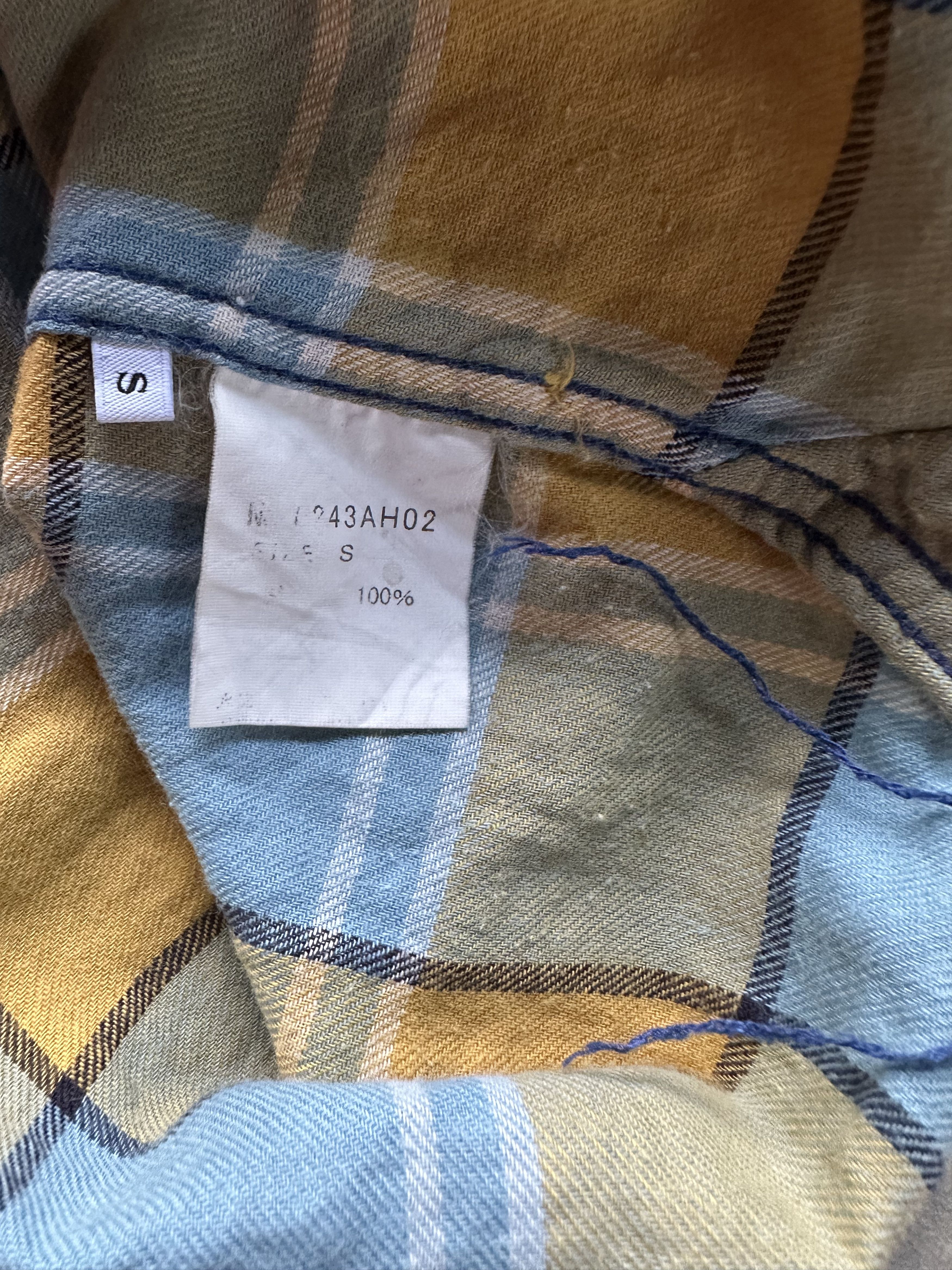 Hysteric Glamour Hysteric Glamour Gusset Tartan Plaid Long Sleeve Shirt Size US S / EU 44-46 / 1 - 18 Thumbnail