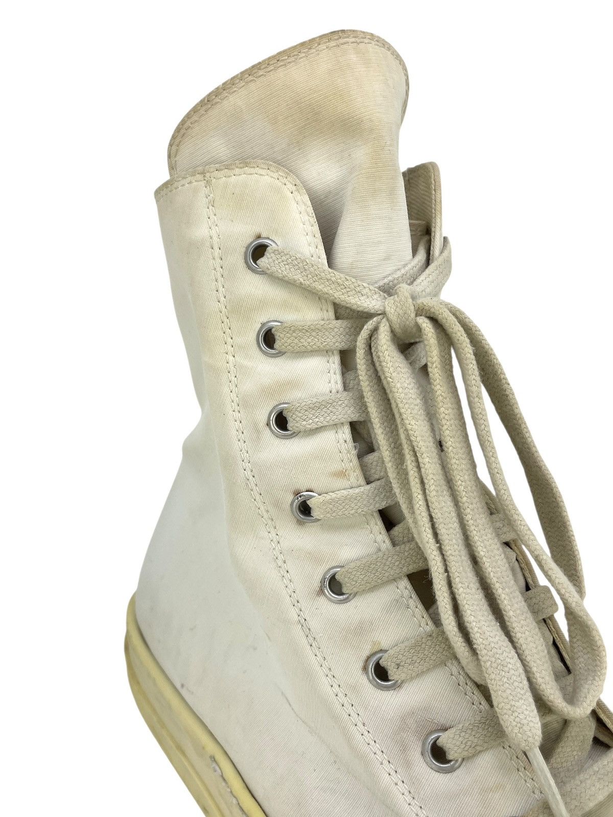 Rick Owens Rick Owens Vegan Drkshdw Ramones Triple White Size US 8 / EU 41 - 15 Thumbnail