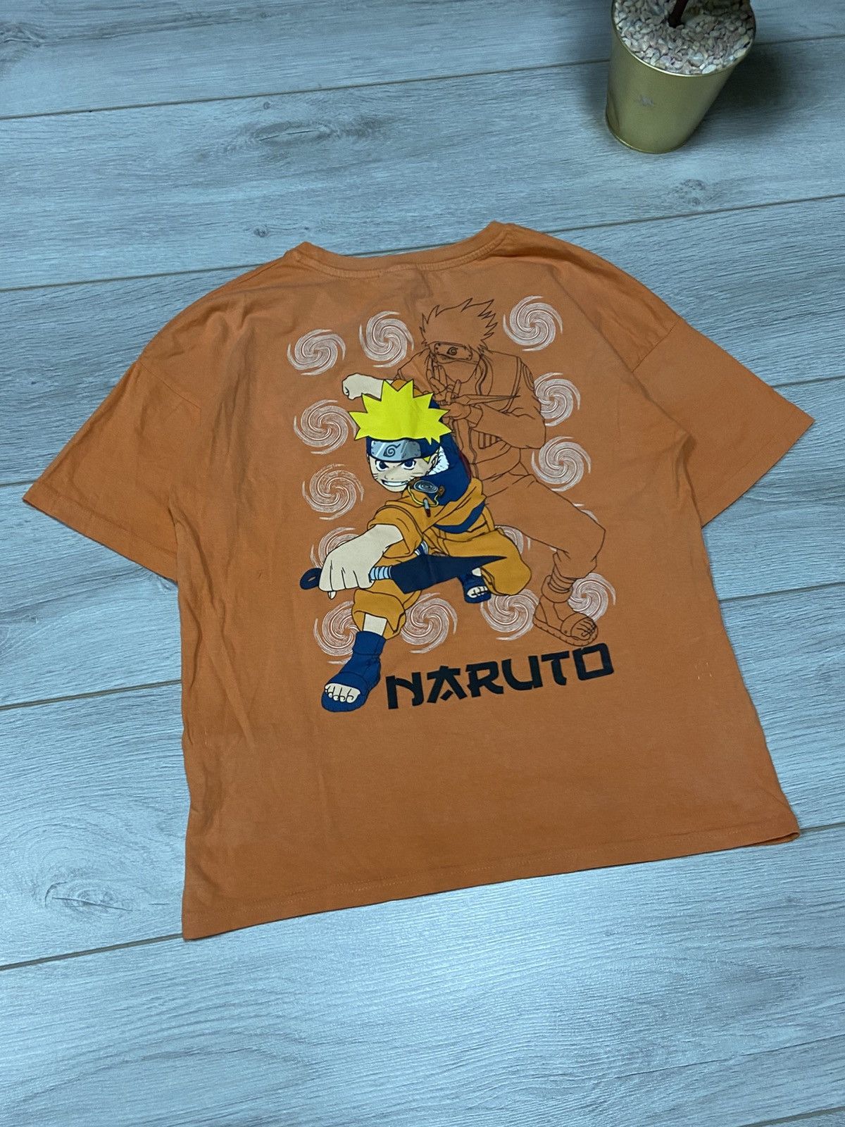 Cartoon Network Naruto 2002 anime Kakashi Masashi vintage big print t-shirt Size US S / EU 44-46 / 1 - 4 Thumbnail