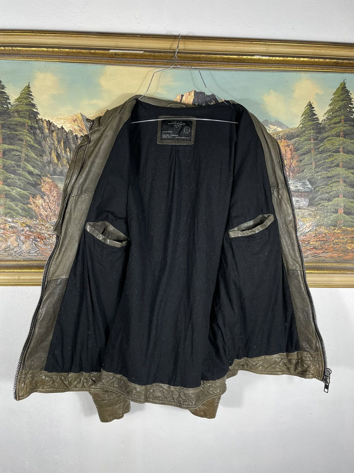 Allsaints × Japanese Brand Allsaints Spitalfields vintage retro y2k 00s leather jacket Size US L / EU 52-54 / 3 - 13 Thumbnail