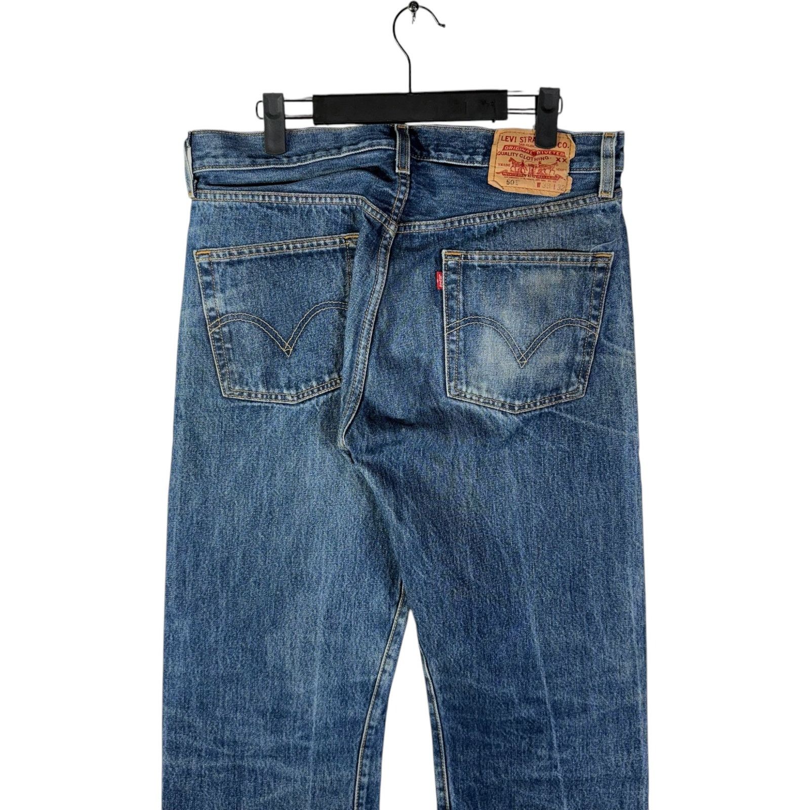 Levi's Vintage Levi's 501 Straight Leg Denim Jeans 33x32 Size US 33 - 6 Thumbnail