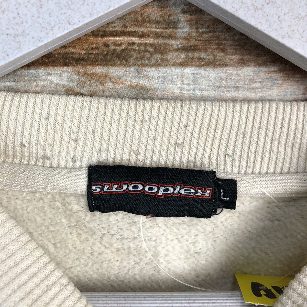 Japanese Brand × Vintage Swooplex vintage Brown Sweatshirt #A1276 Size US M / EU 48-50 / 2 - 10 Thumbnail