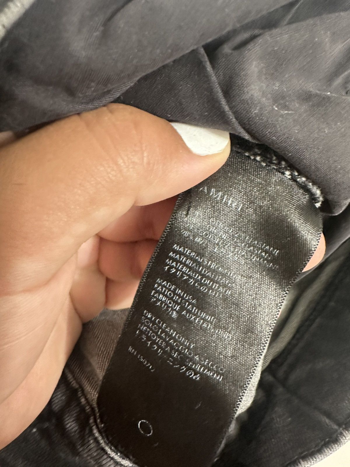 Amiri Amiri Black Paint Splatter Distressed Skinny Jeans Size US 29 - 4 Thumbnail
