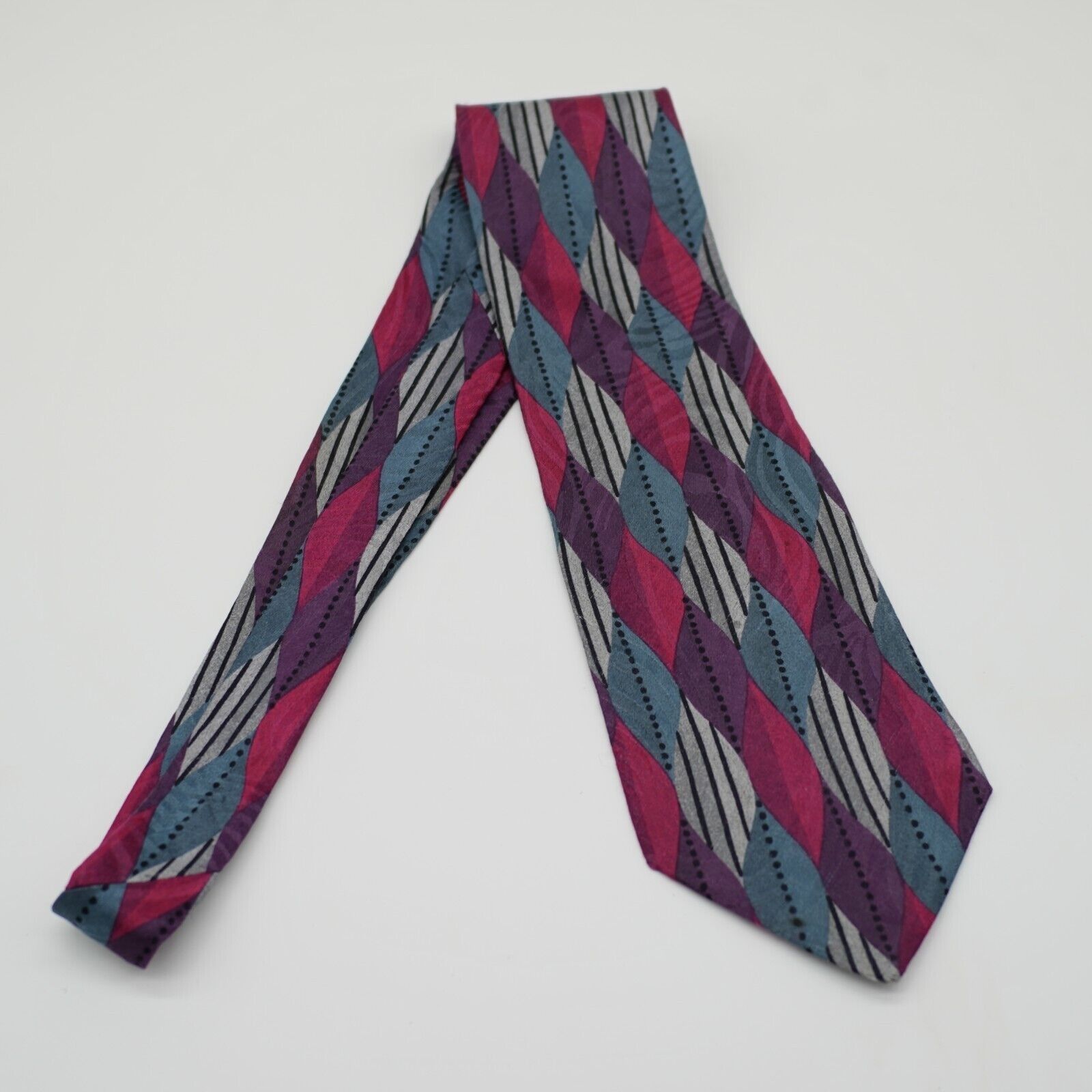 Designer Biella Premier Edition Multi-Color Red Jacquard Abstract Pri Size ONE SIZE - 6 Thumbnail