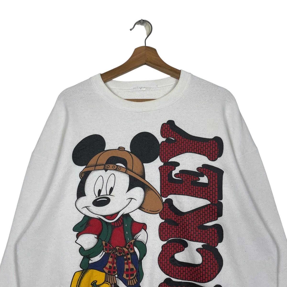 Mickey Mouse Vintage Mickey Mouse Big Print Sweatshirt Size US L / EU 52-54 / 3 - 2 Thumbnail