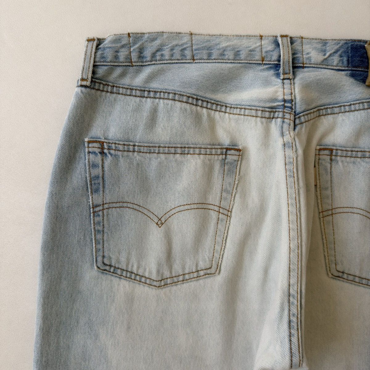 Gallery Dept. Ken 5001 Reworked Washed Blue Jeans Size US 34 / EU 50 - 16 Thumbnail