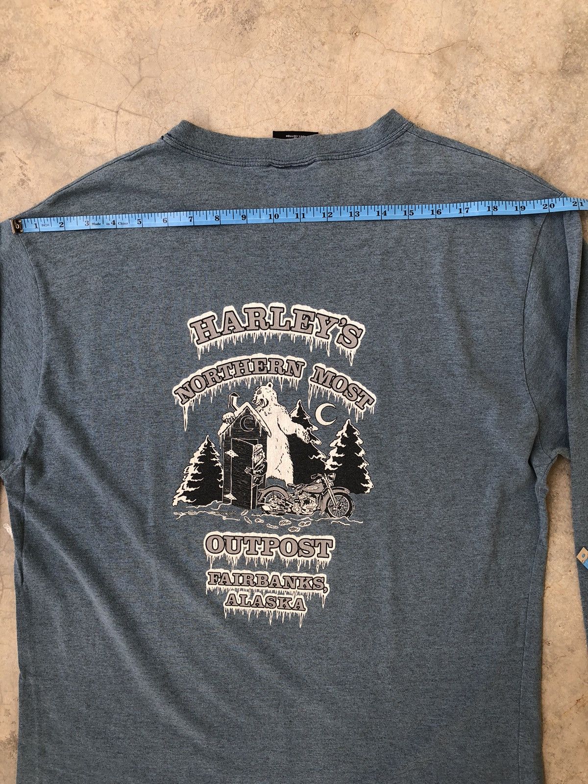 Other 1997 Vintage Harley Davidson Flame Logo Longsleeve Tee Size US L / EU 52-54 / 3 - 16 Thumbnail