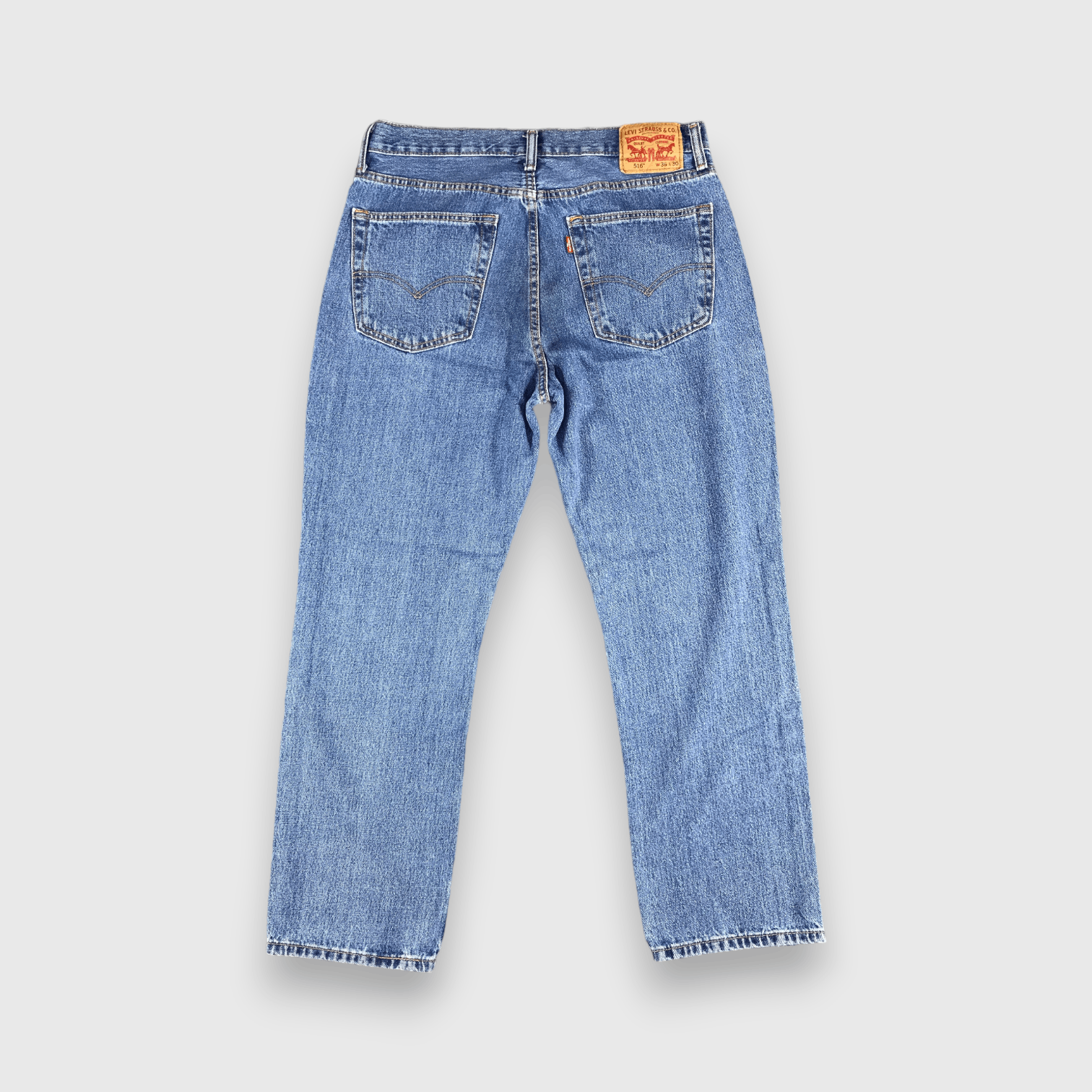 Levi's Vintage Blue Wash Levis 516 Jeans-J2105 Size US 35 - 2 Thumbnail
