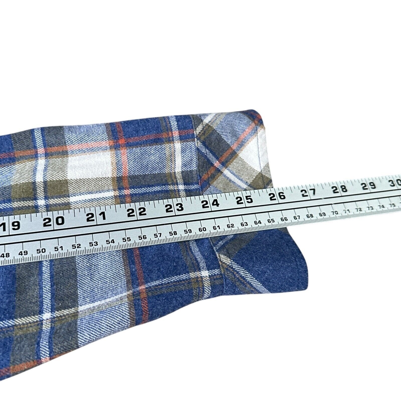 Roark Roark Flannel Shirt Men's 2XL XXL Blue Gray Check Button Size US XXL / EU 58 / 5 - 9 Thumbnail