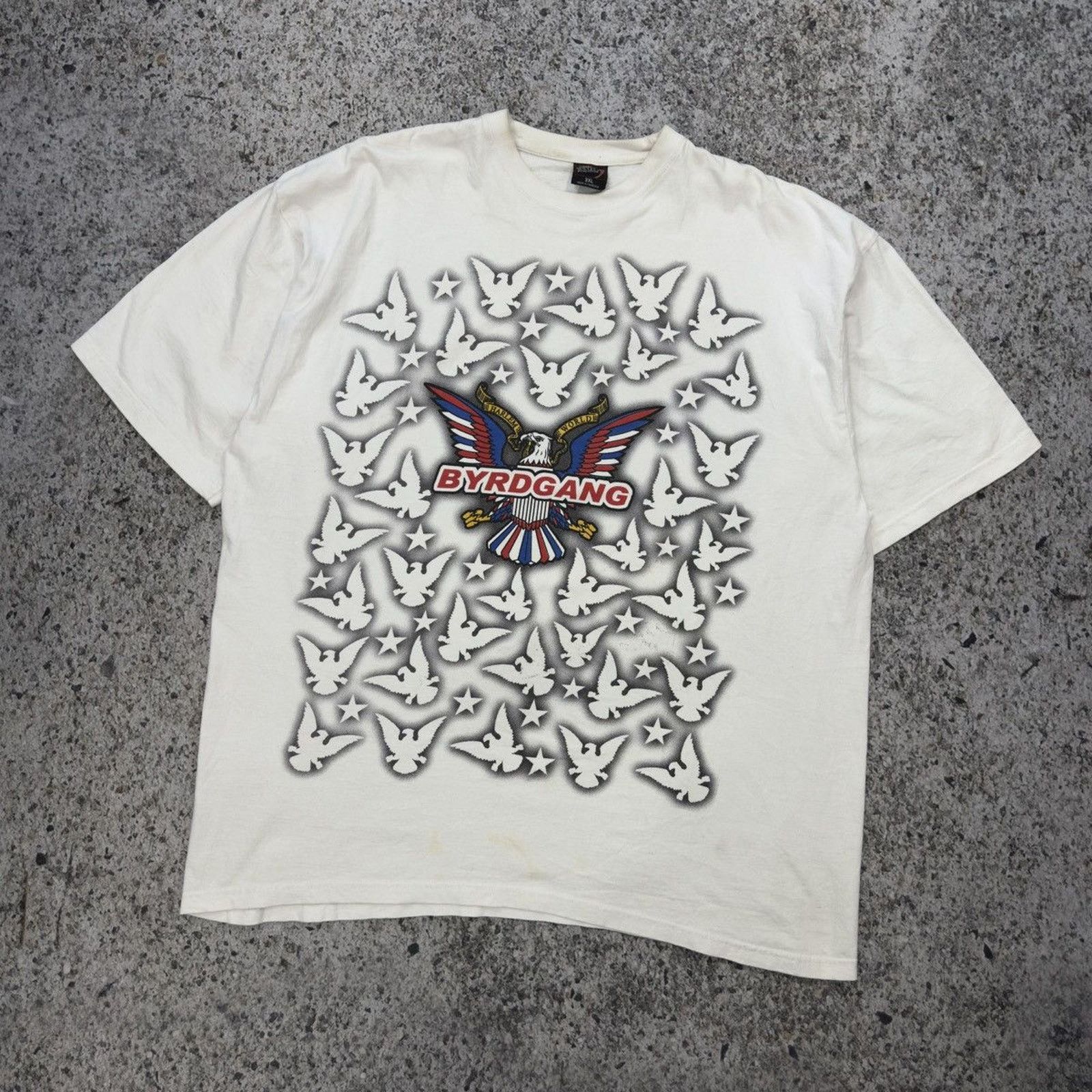 Rap Tees Thrashed Faded Diplomats Rap Tee ERD Grunge Chrome Size US XXL / EU 58 / 5 - 4 Thumbnail