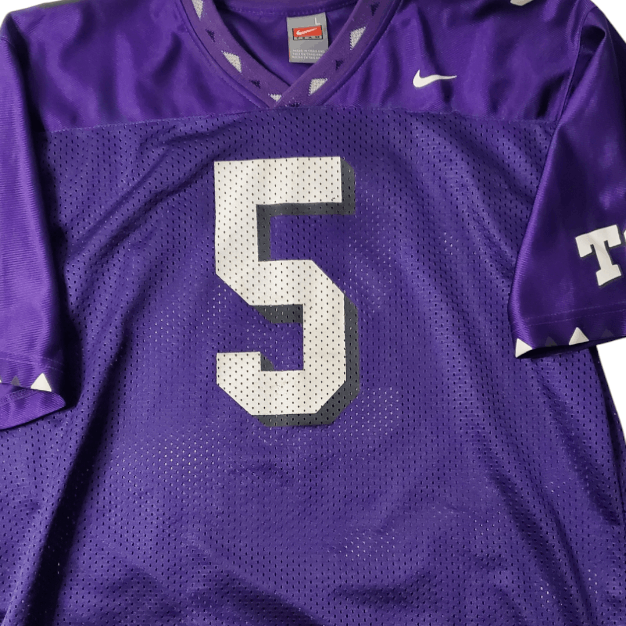 NCAA × Nike × Vintage Y2K Nike TCU Jersey *Youth Large* Size US S / EU 44-46 / 1 - 2 Thumbnail