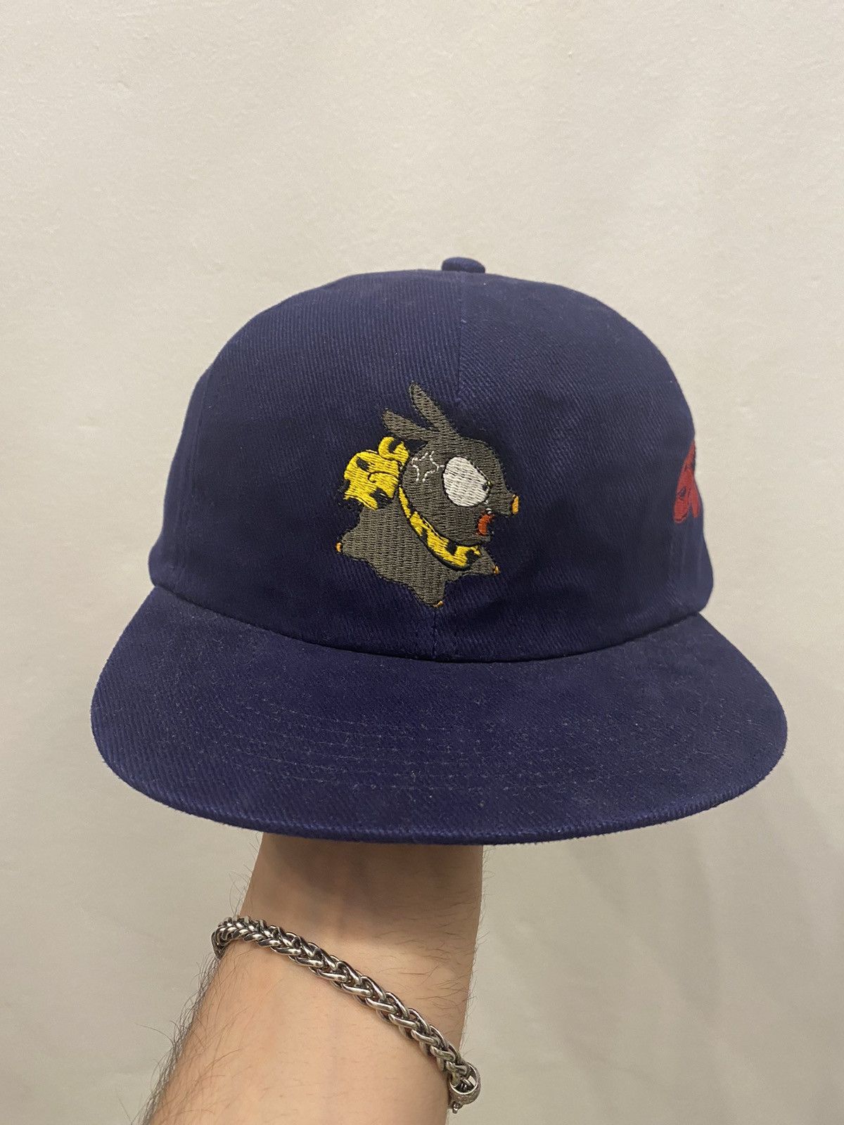 image of Vintage 90's “P-Chan” Ranma 1/2 Hat in Navy, Men's