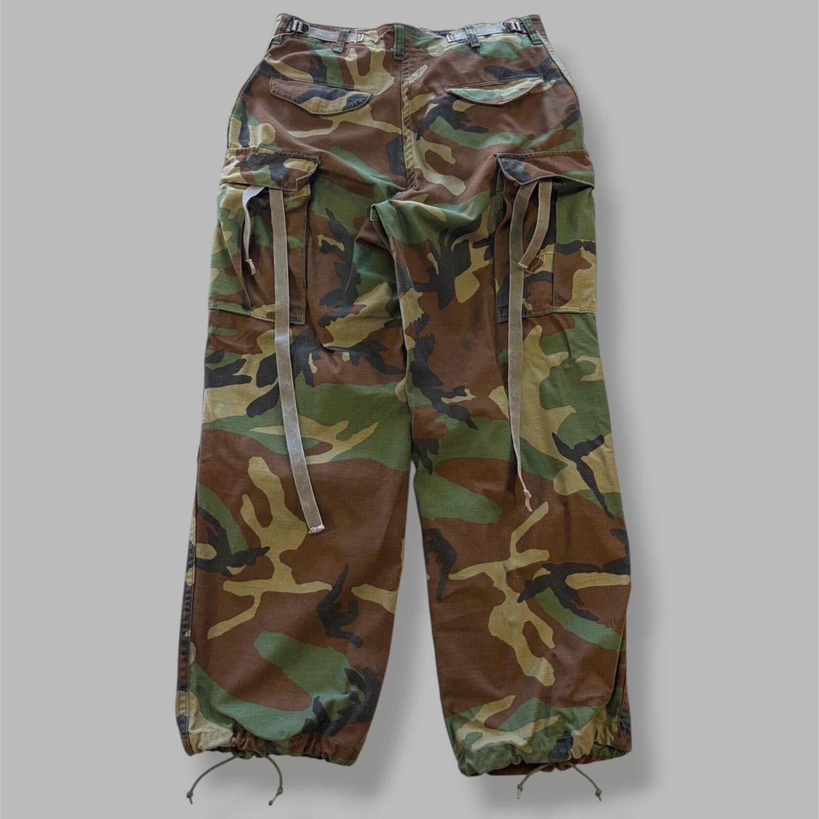 Vintage 1970s Vietnam Era Camo Military Pants Size US 32 / EU 48 - 4 Thumbnail