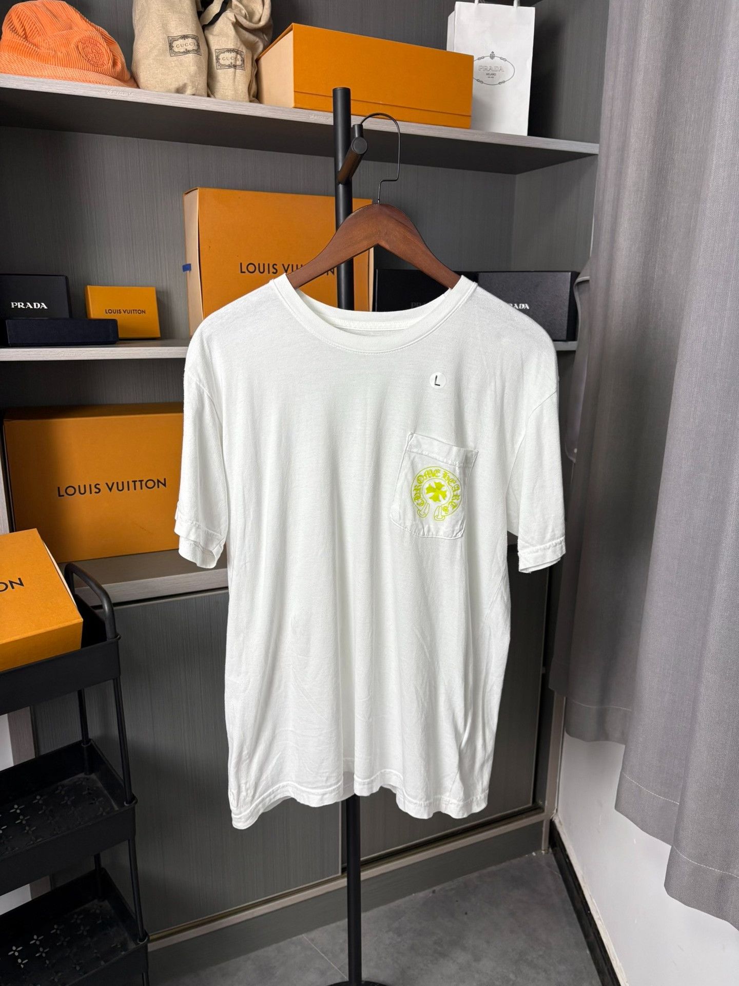 Chrome Hearts Chrome Hearts White T-Shirt L Men Size US L / EU 52-54 / 3 - 1 Thumbnail