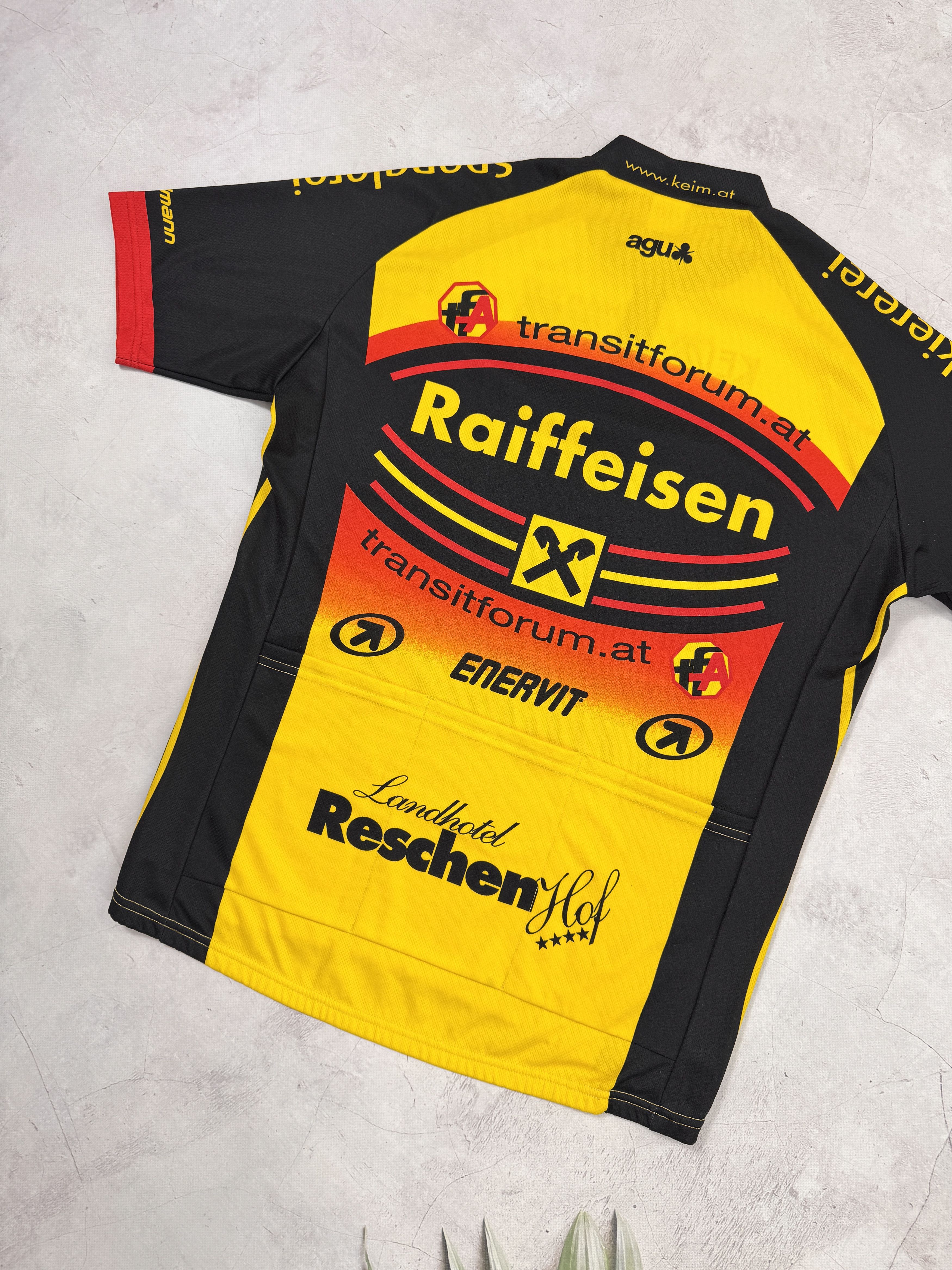 Sports Specialties Vintage Agu Wilier Triestina Raiffeisen Posch Cycling Jersey Size US M / EU 48-50 / 2 - 15 Thumbnail