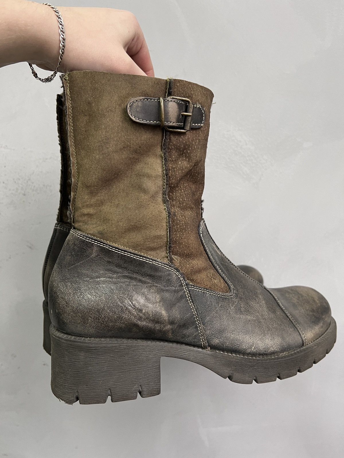 Guidi Leather guidi style leather Boots High platform gothic Size US 8 / EU 41 - 4 Thumbnail