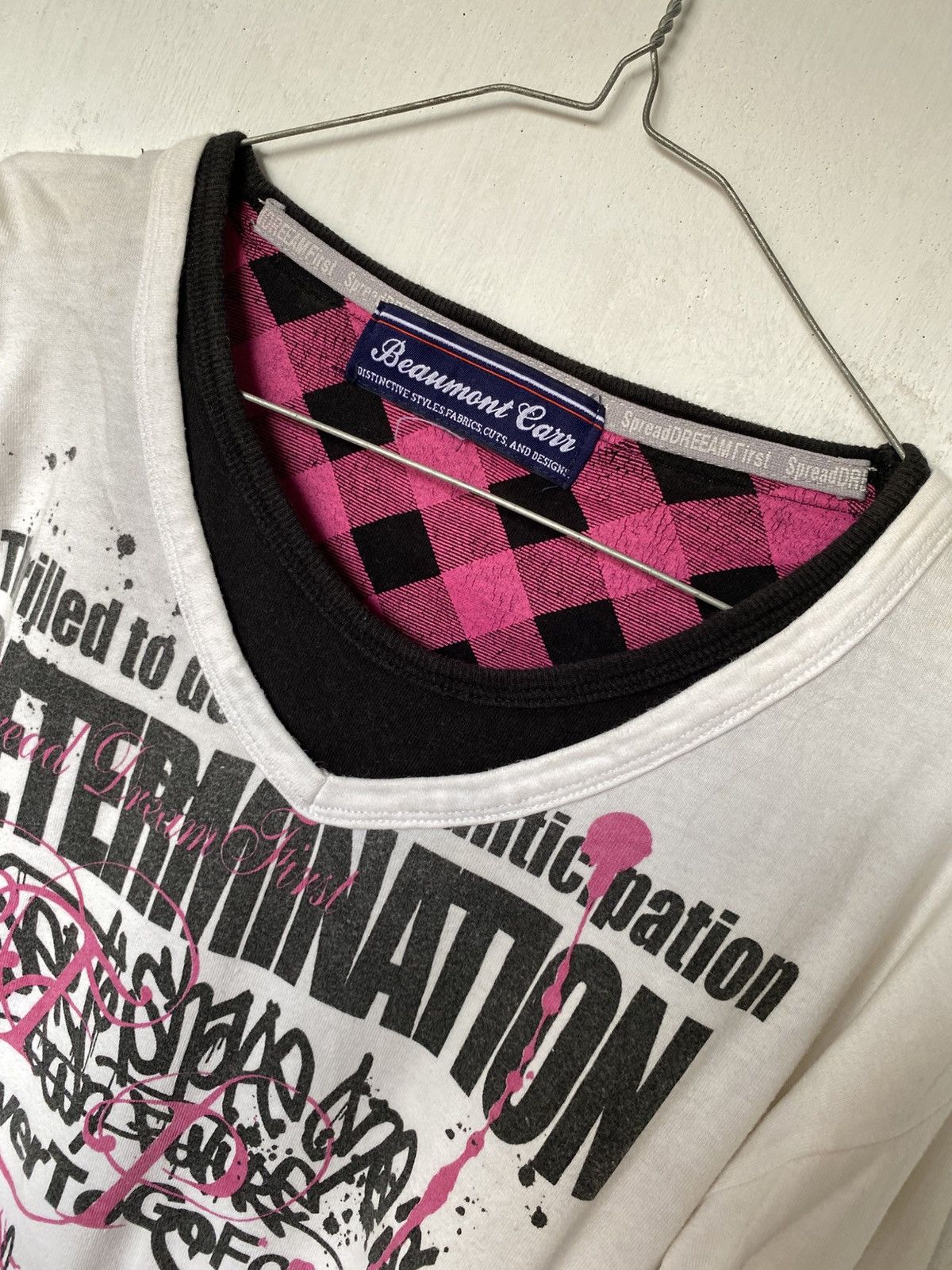 Hysteric Glamour × If Six Was Nine × Japanese Brand Beaumont Carr Poem Double Layer Longsleeve Size US L / EU 52-54 / 3 - 4 Thumbnail