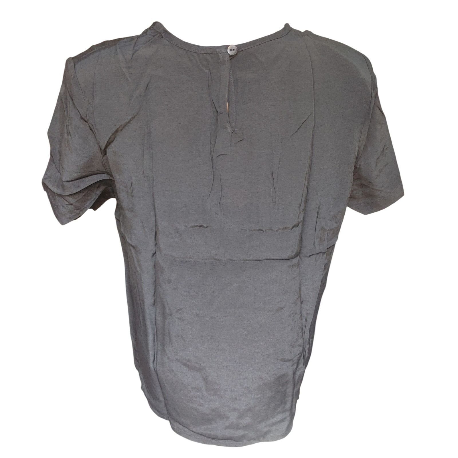 Other Petite Impressions Women's M Gray Basic Casual T-Shirt Size M / US 6-8 / IT 42-44 - 2 Thumbnail
