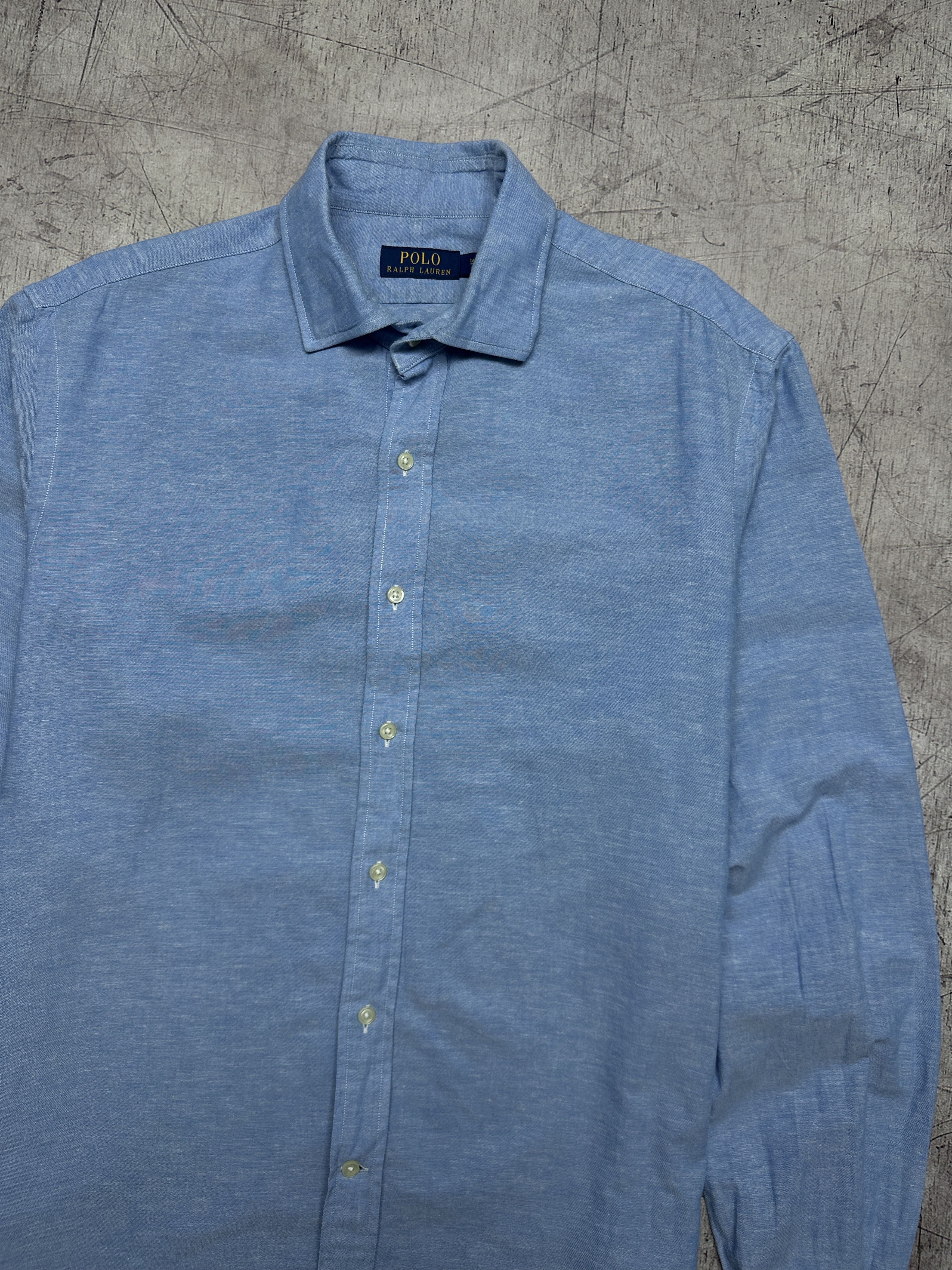 Polo Ralph Lauren Polo Ralph Lauren Mens LINEN Long Sleeve Shirt Size US L / EU 52-54 / 3 - 2 Thumbnail