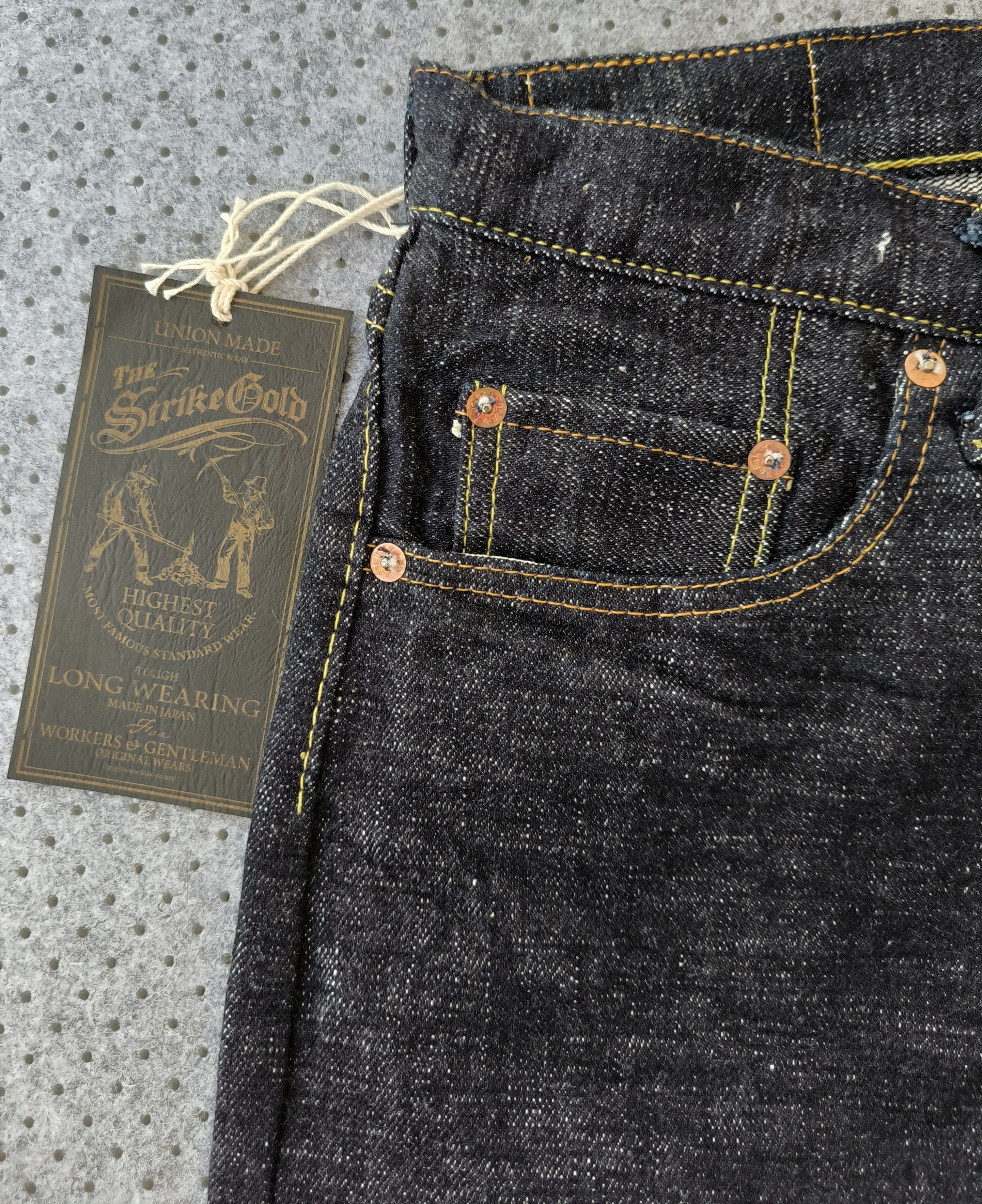 The Strike Gold THE STRIKE GOLD slubby series SG7104 selvedge jenas Size US 32 / EU 48 - 3 Thumbnail